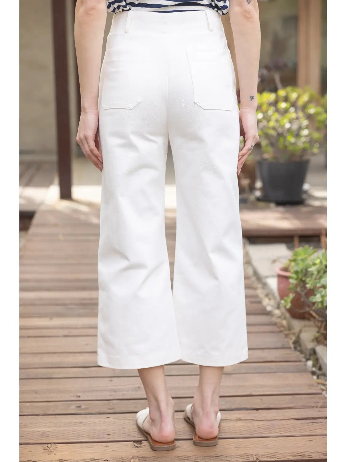 Candace White Pants