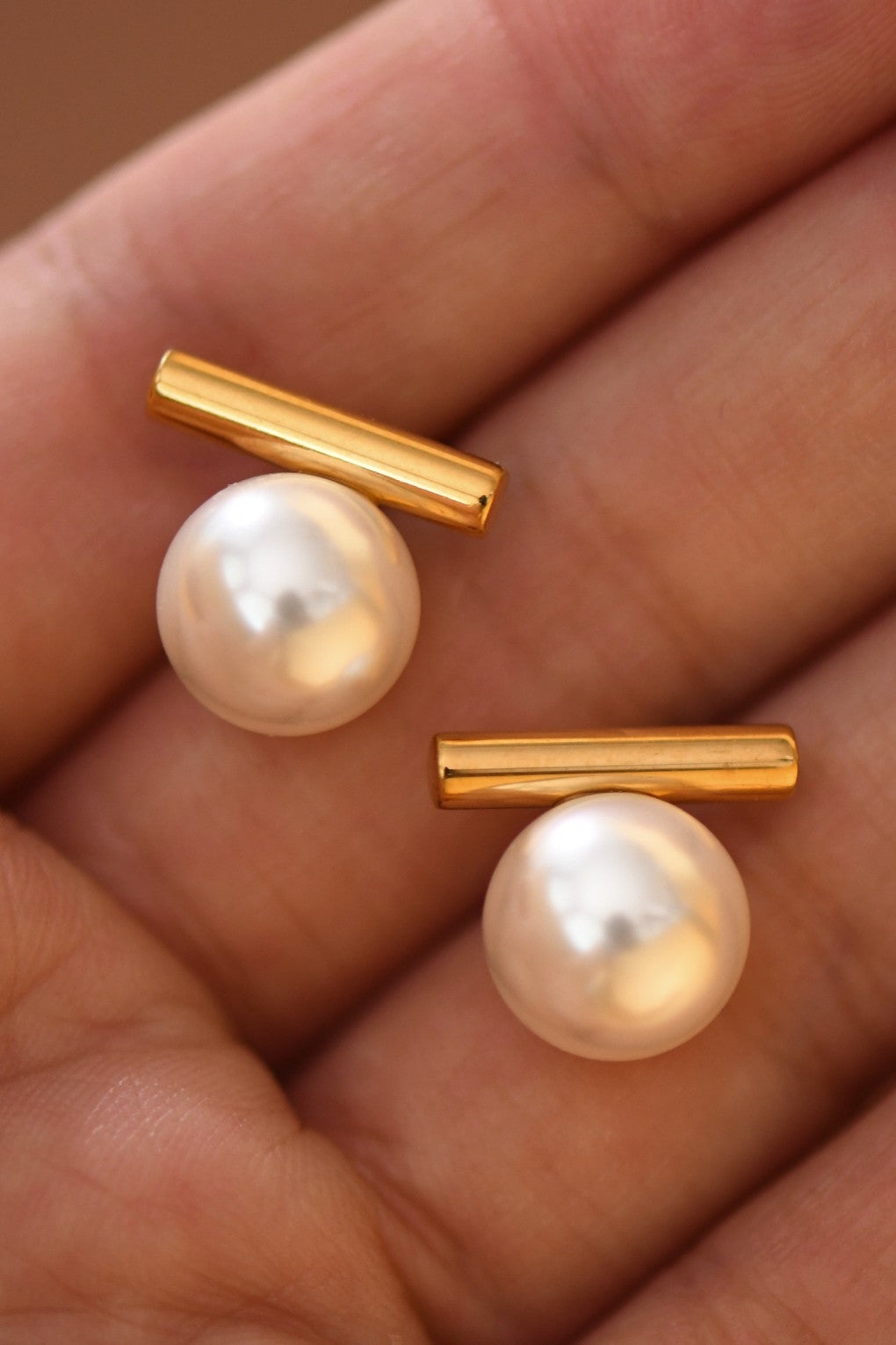 18k Waterproof Non-tarnish Stainless Steel Pearls