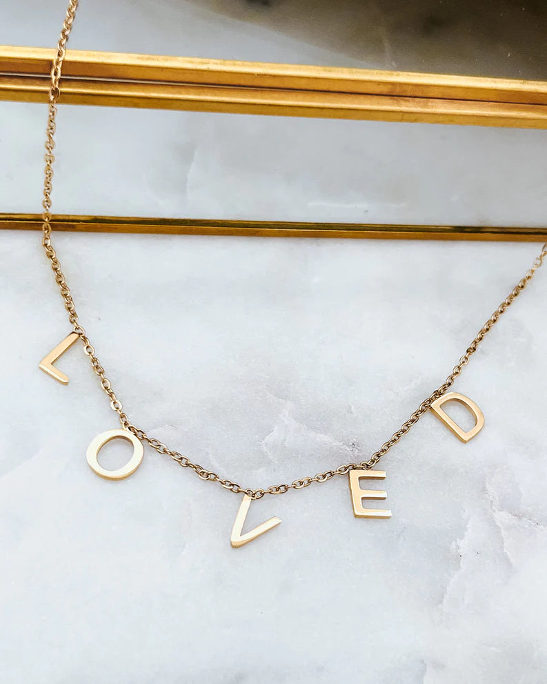 Beljoy: LOVED Charm Necklace