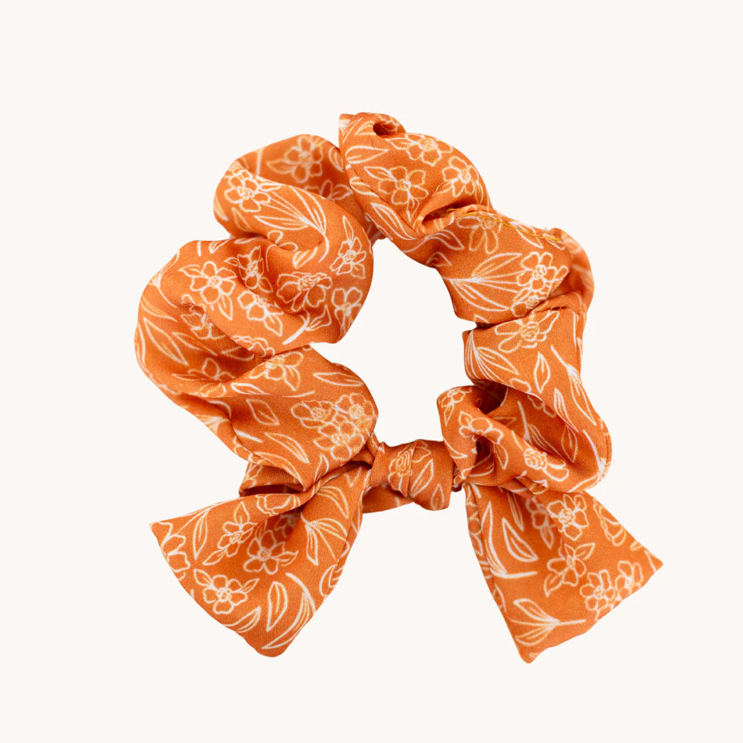 Satin Scrunchie, Terracotta