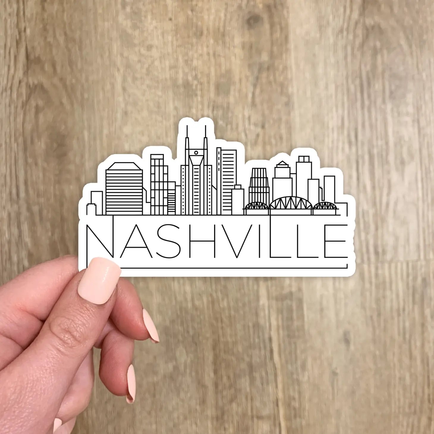 Nashville Skyline Sticker