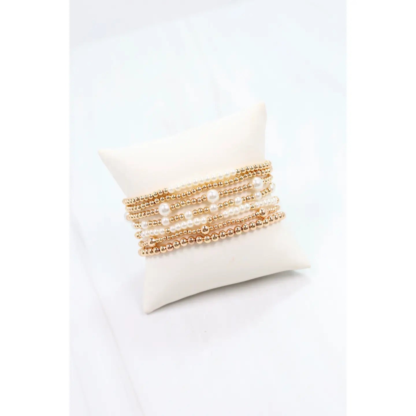 Caroline Hill: Judey Bracelet Set Gold