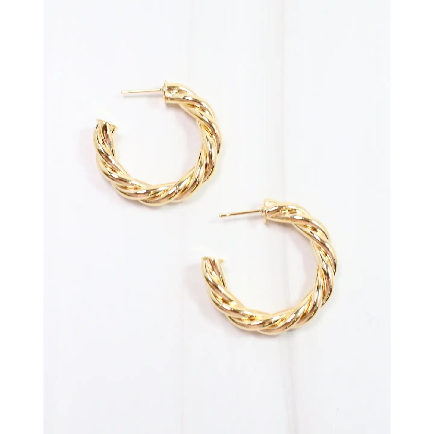 Caroline Hill: Audrey Twisted Hoop Earring