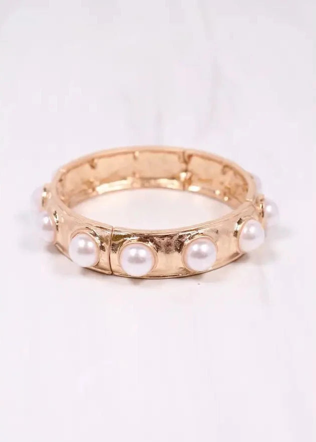 Caroline Hill: Reagan Pearl Stretch Bracelet