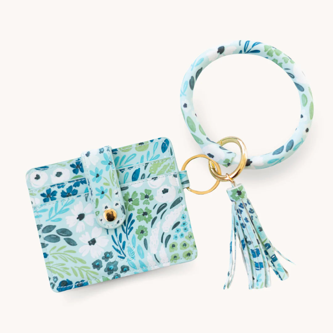 Ring Keychain with Tassel, Waterfall