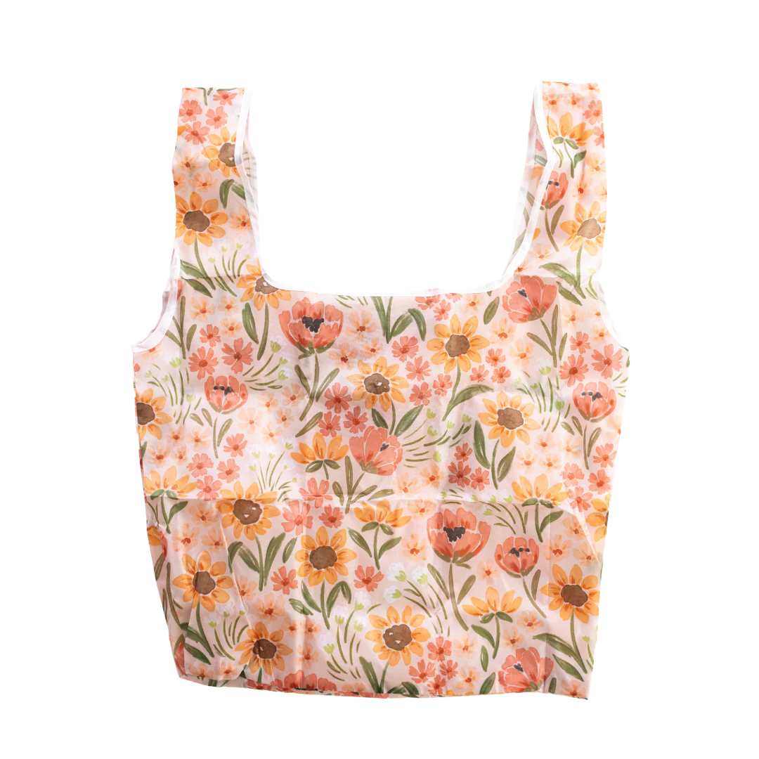 Reusable Bag, Sunny Poppies