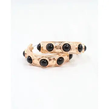 Caroline Hill: Frazee Black/Gold Hoop