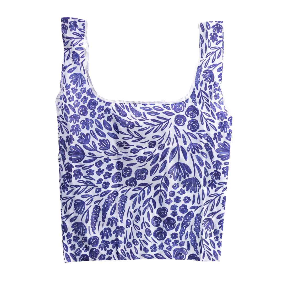 Reusable Bag, Porcelain Floral