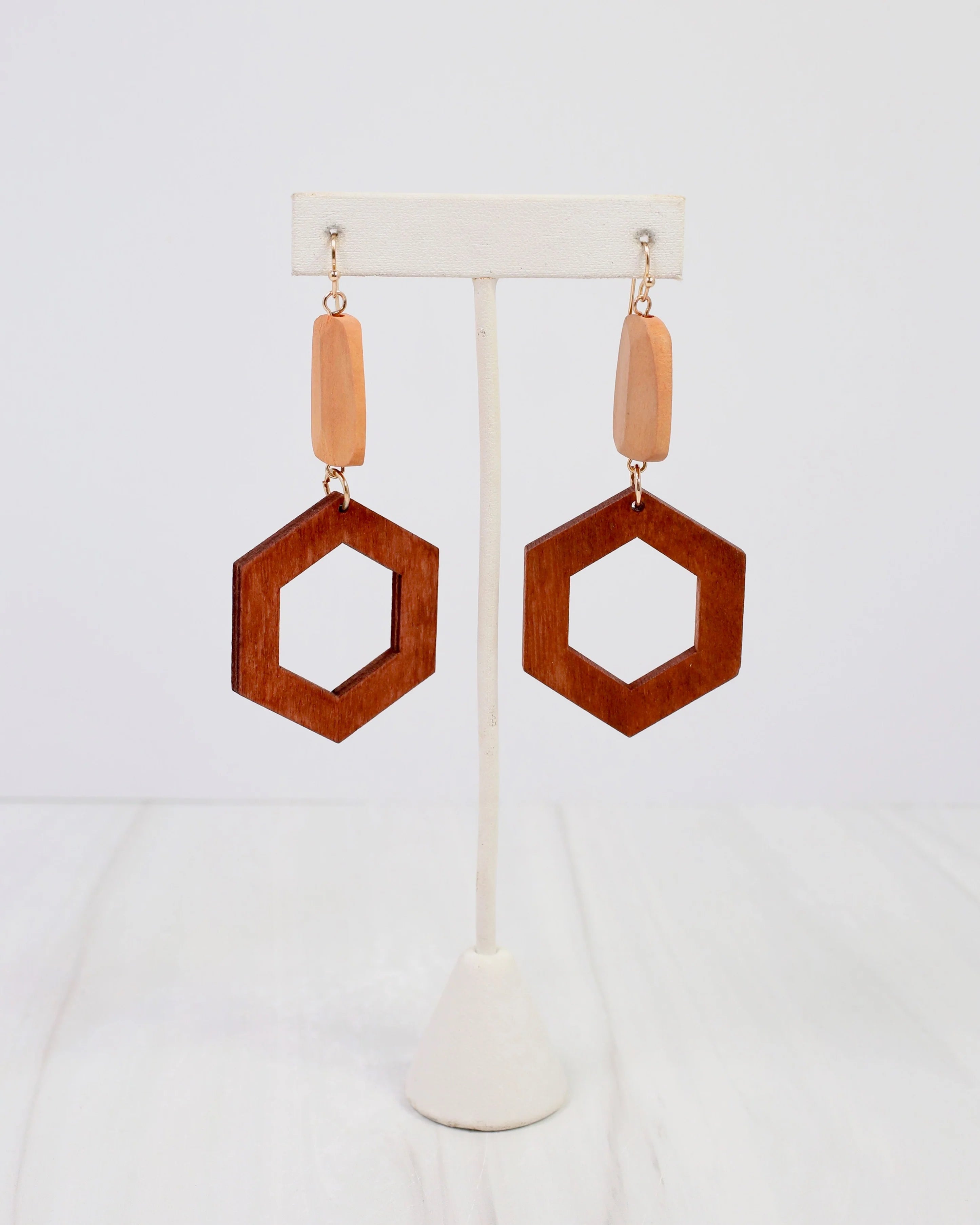 Caroline Hill: Catania Wooden Earrings