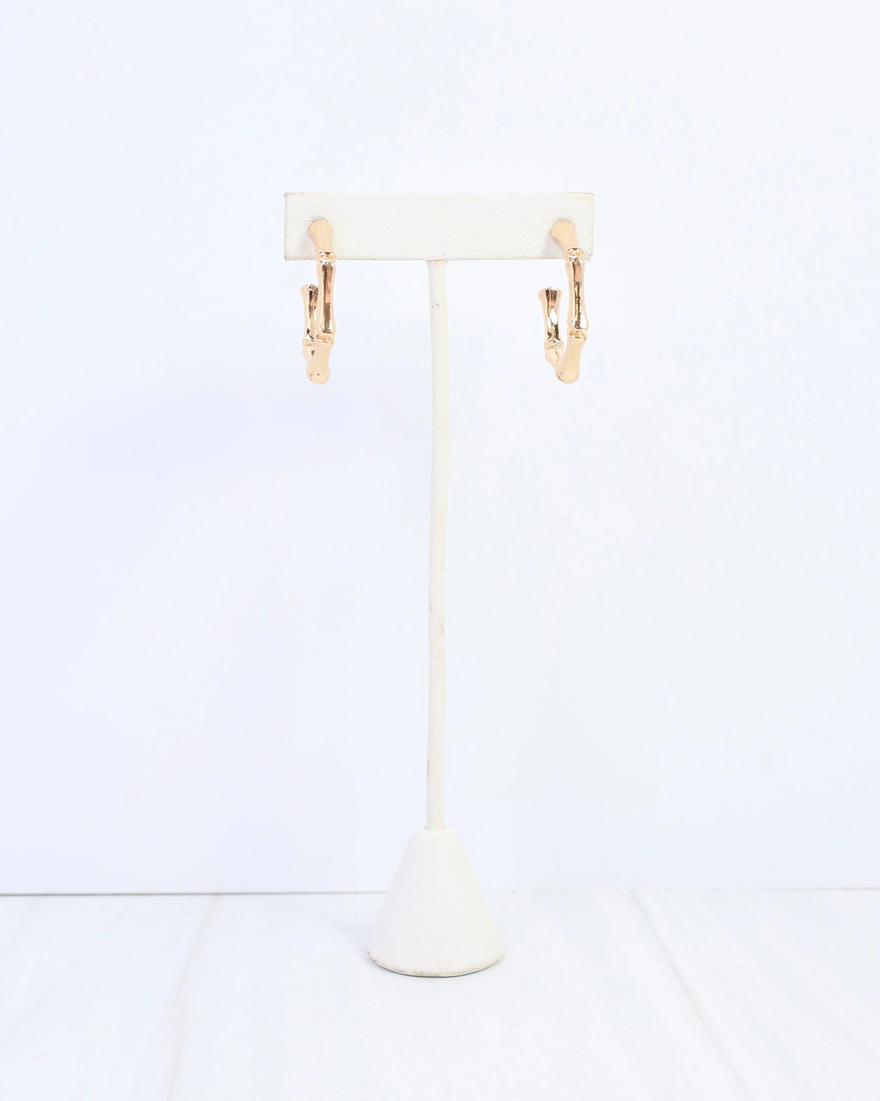 Caroline Hill: Citlali Bamboo Hoop Earrings