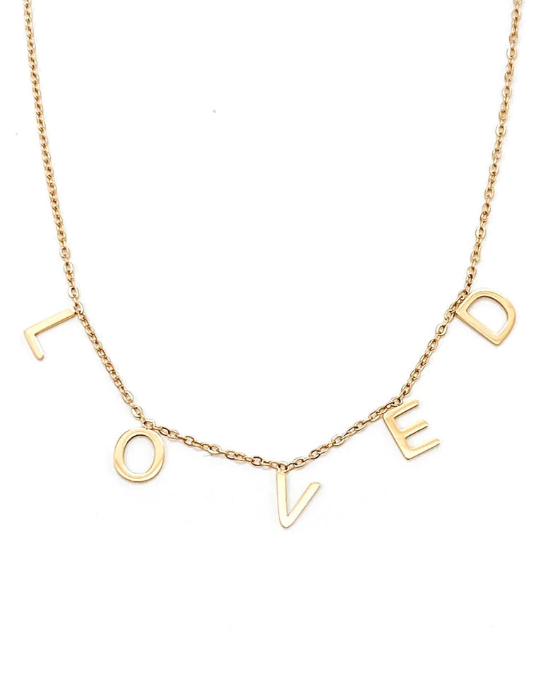 Beljoy: LOVED Charm Necklace