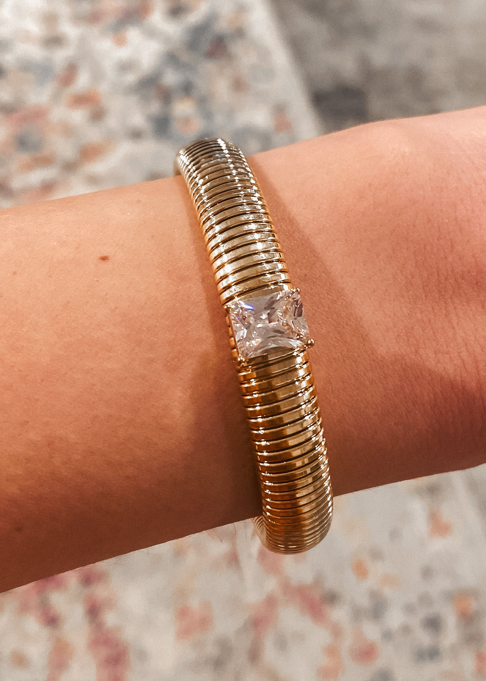 Hart Designs: Diamond Stone Cable Bracelet
