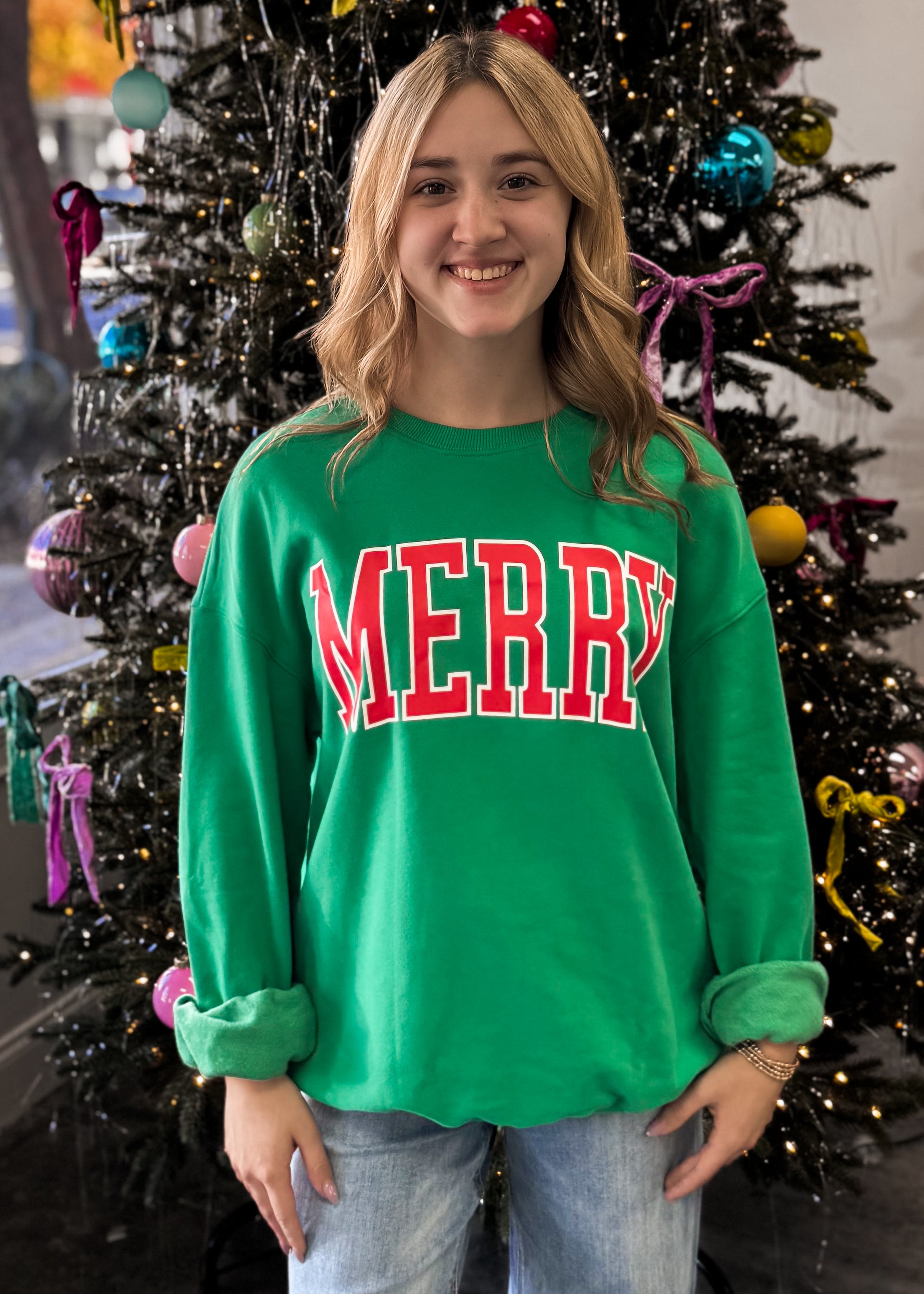 Merry Green Sweatshirt