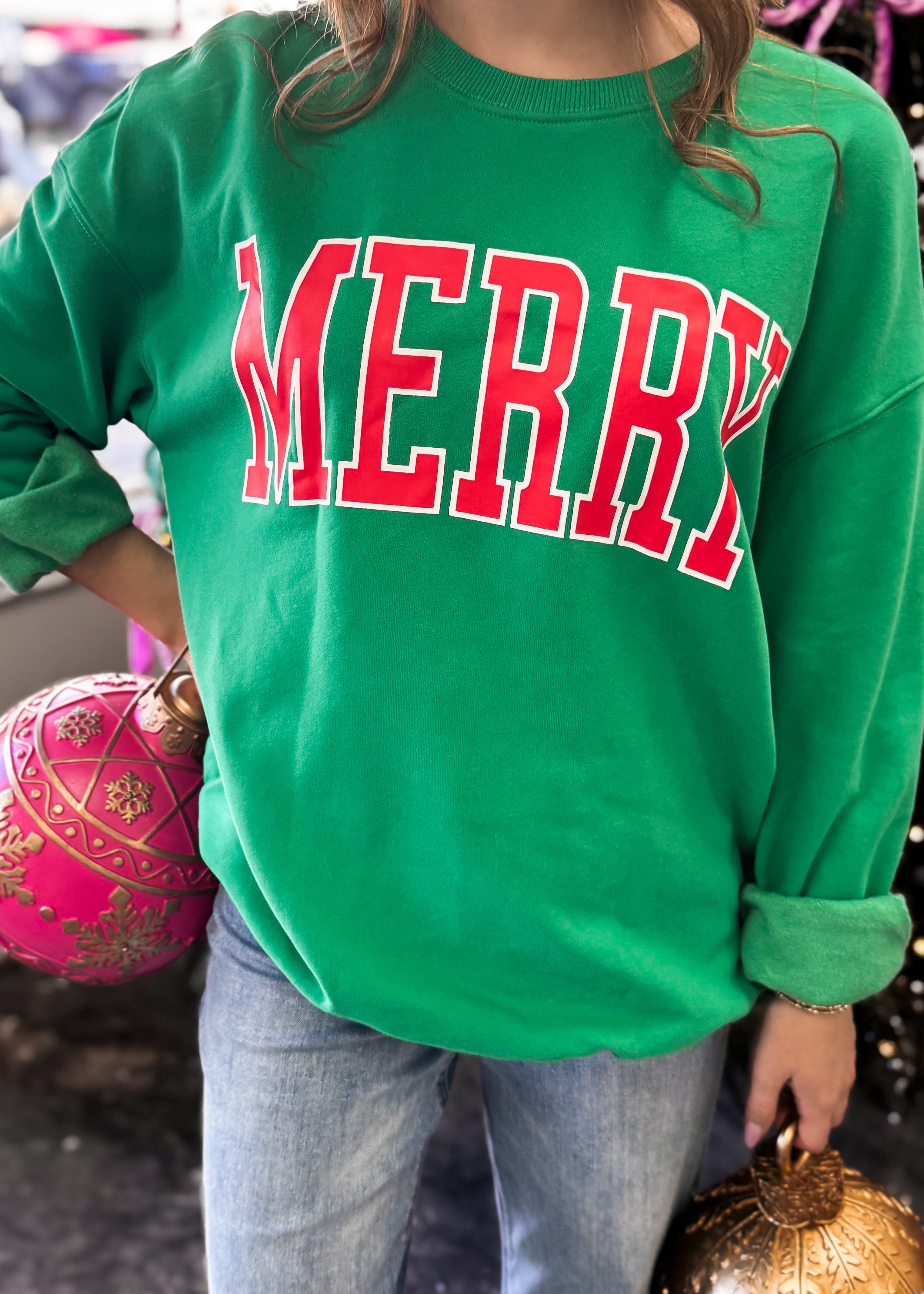 Merry Green Sweatshirt