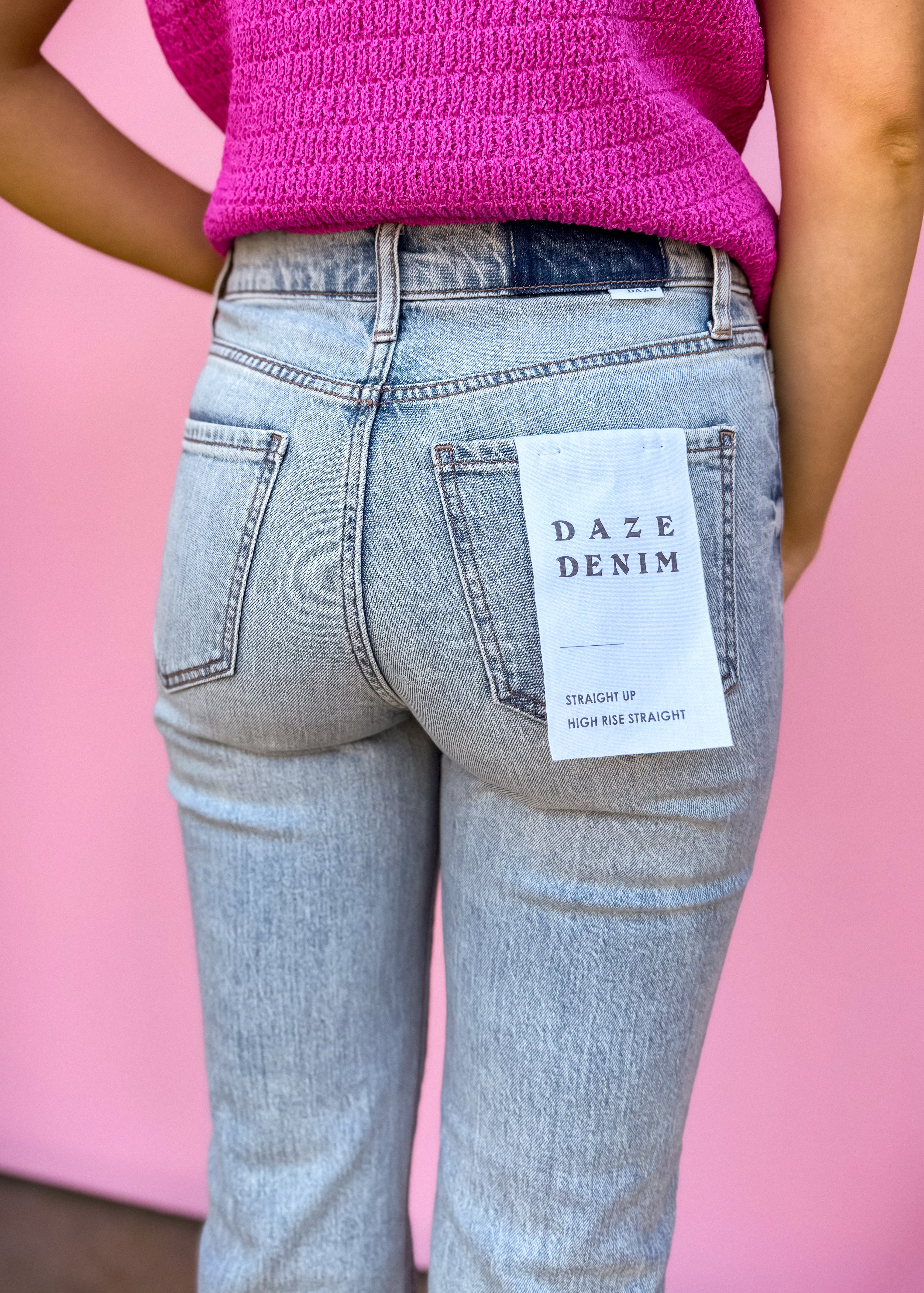 Daze Denim: Straight Up High Rise, High Key