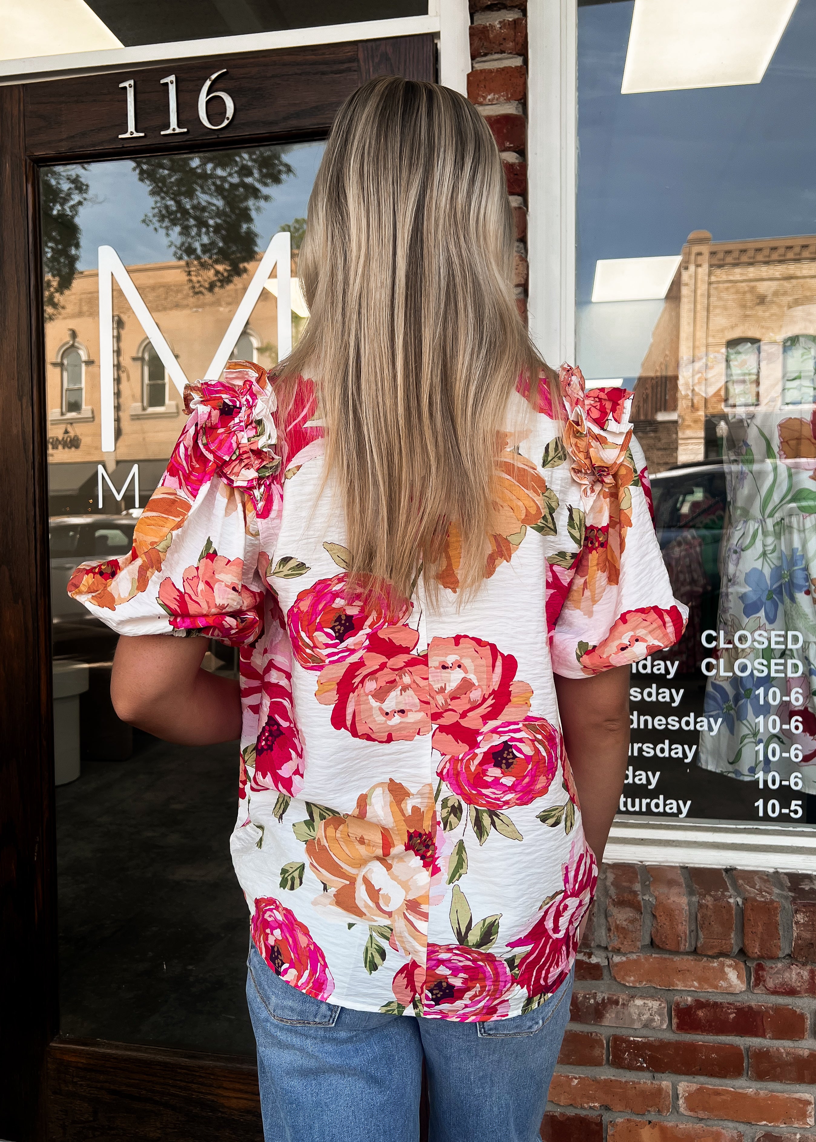 Kendall Floral Print Blouse