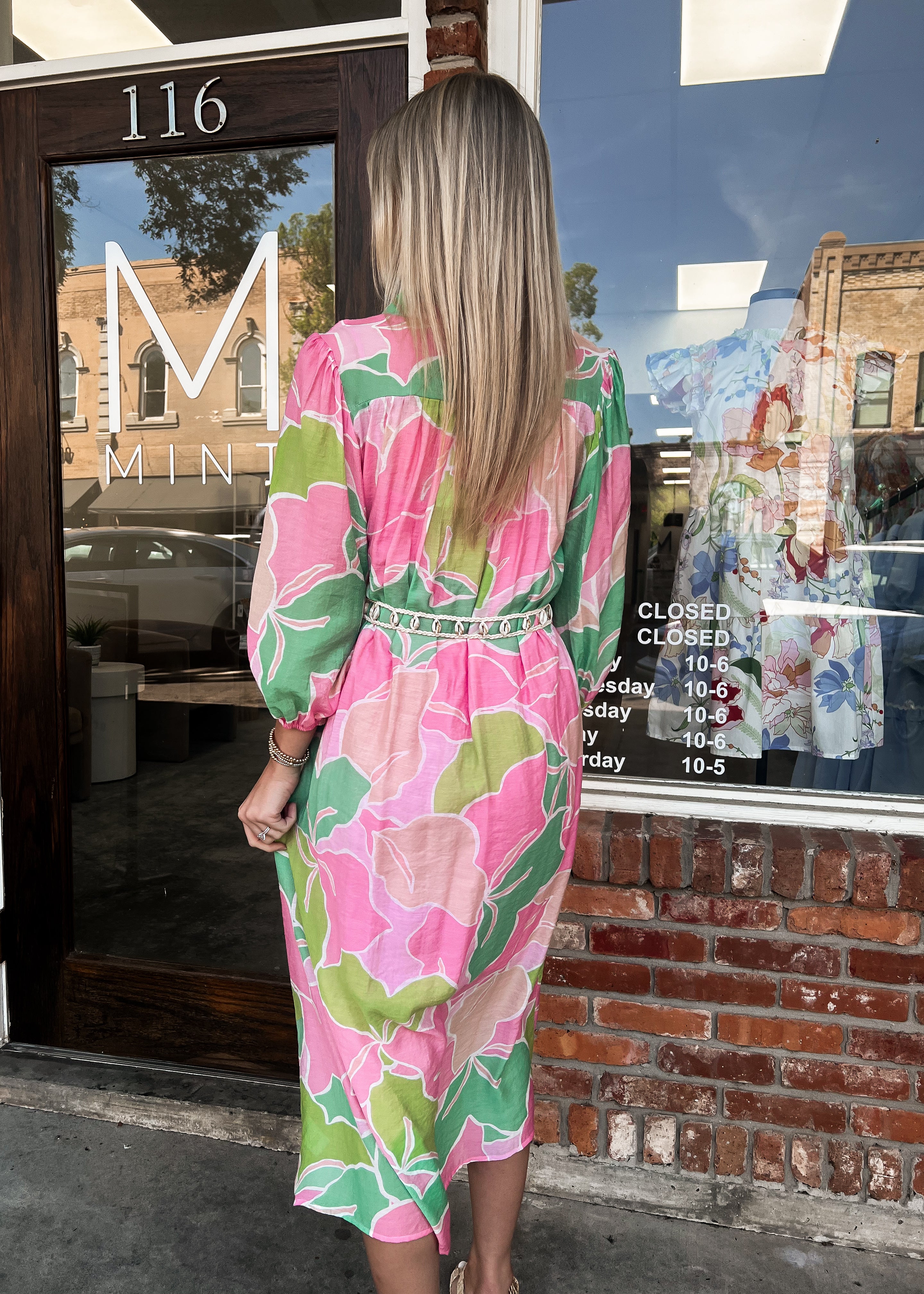 Stella Printed Midi Dress