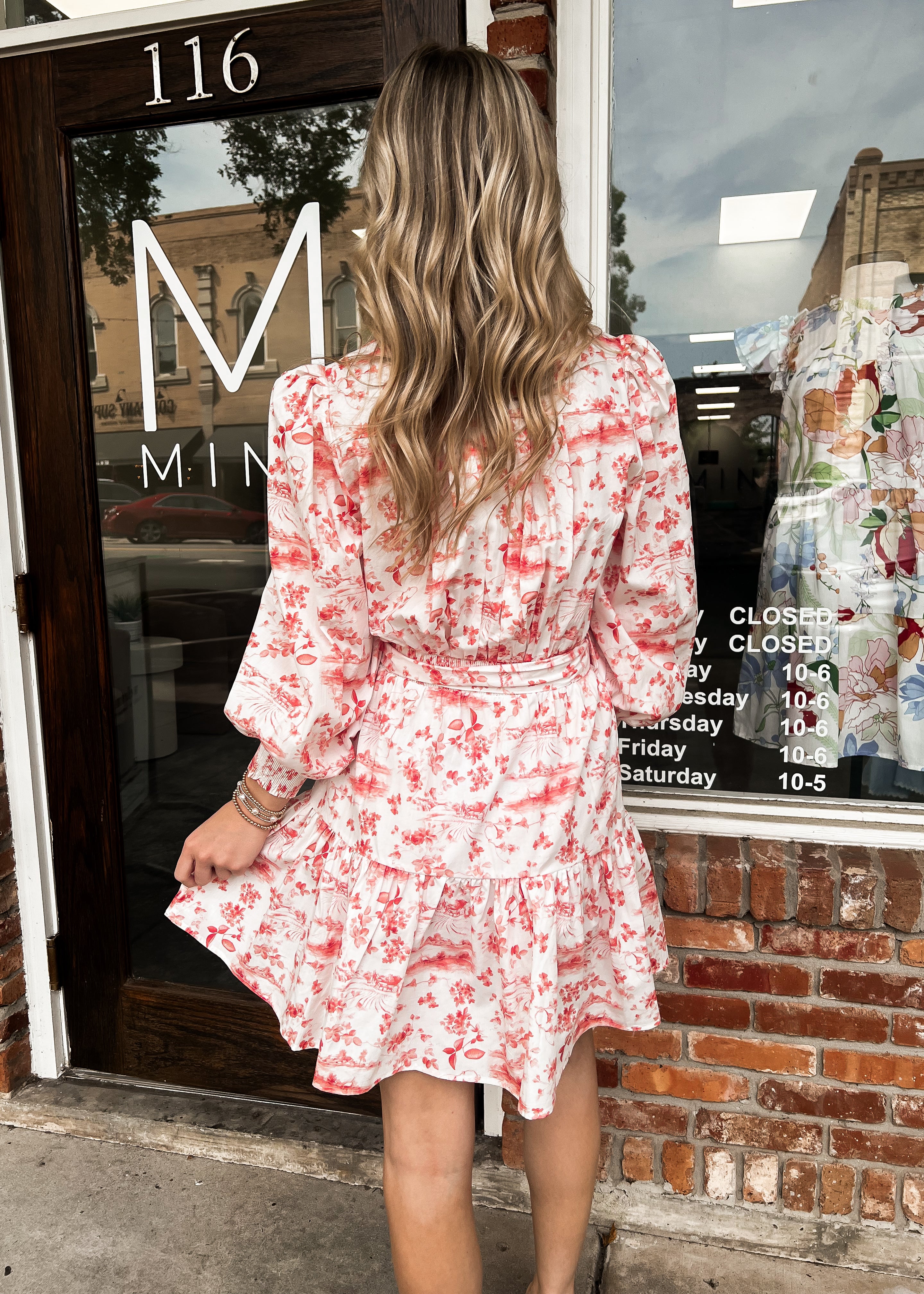 Sincerely Ours: Summer Toile Mini Dress