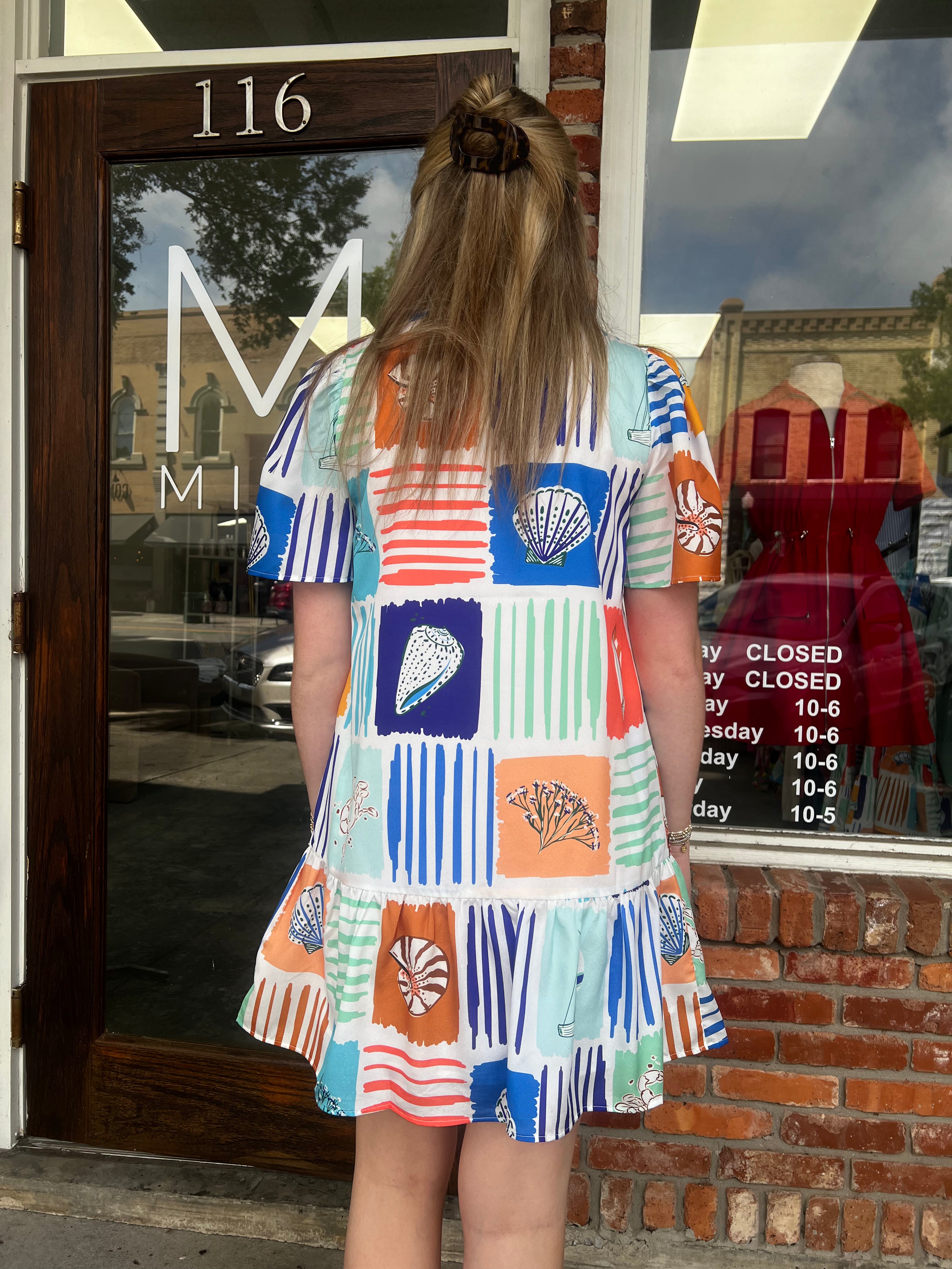 THML: Seaside Short Sleeve Dress