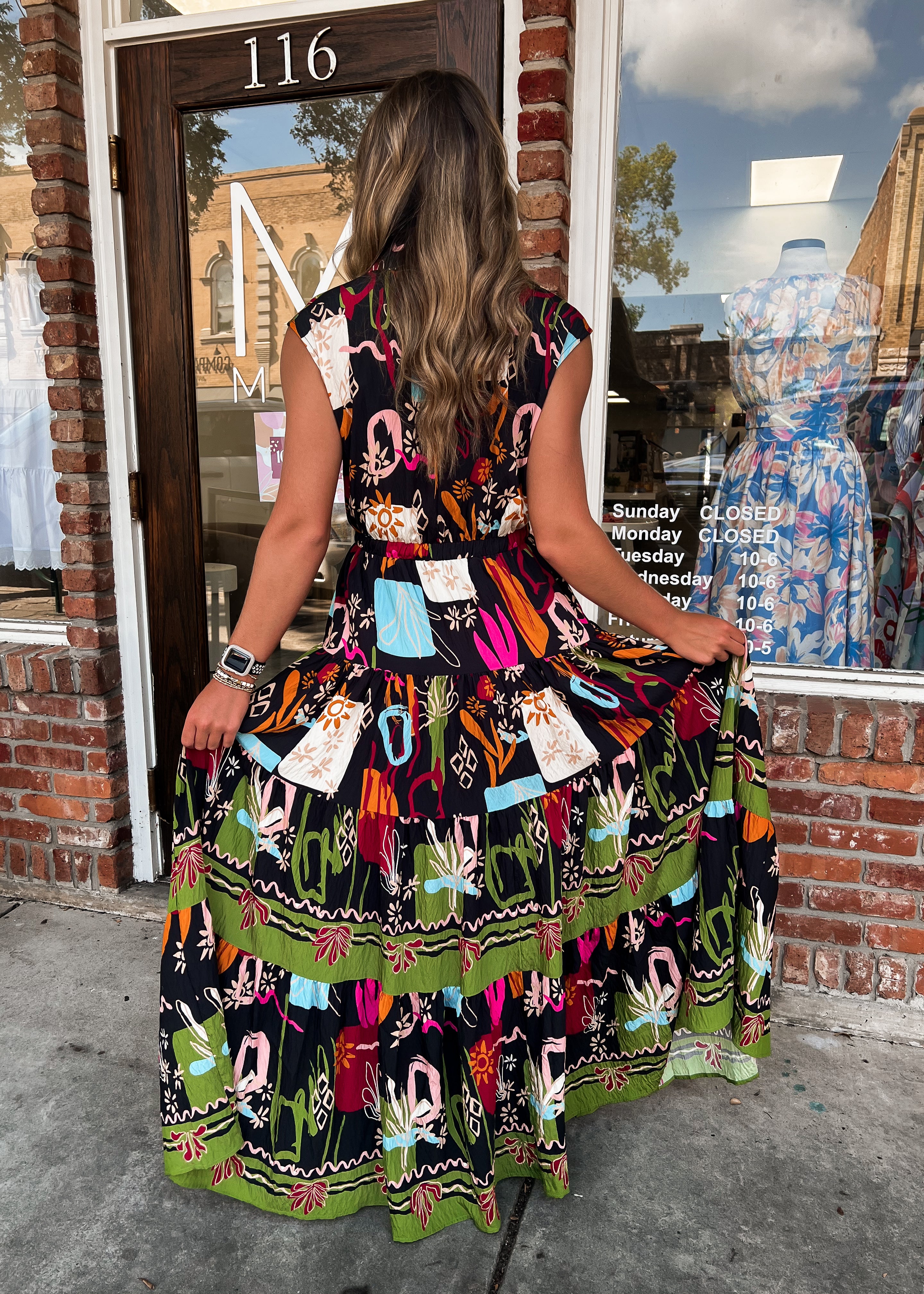 Jamie Multi Color Maxi Dress