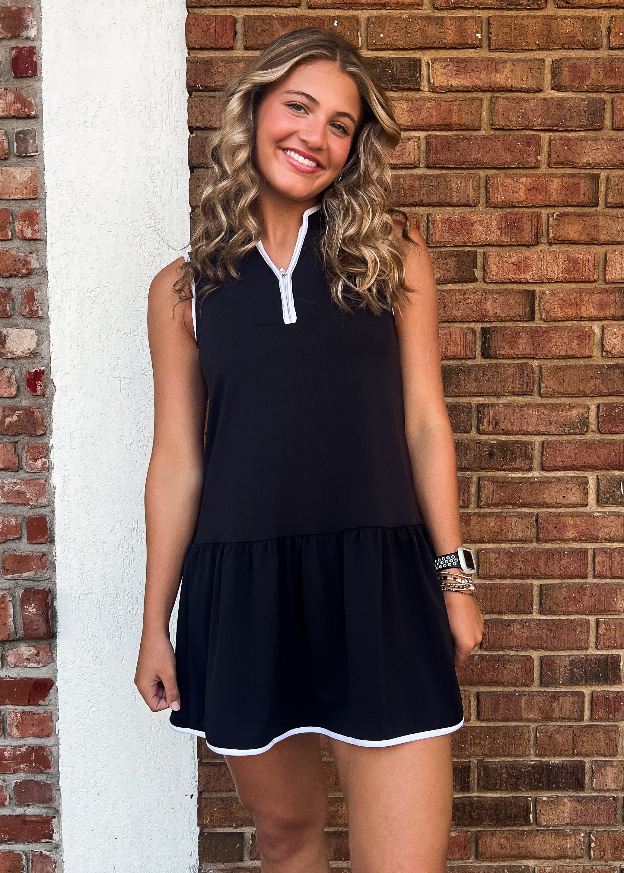 Maggie Athletic Dress Black