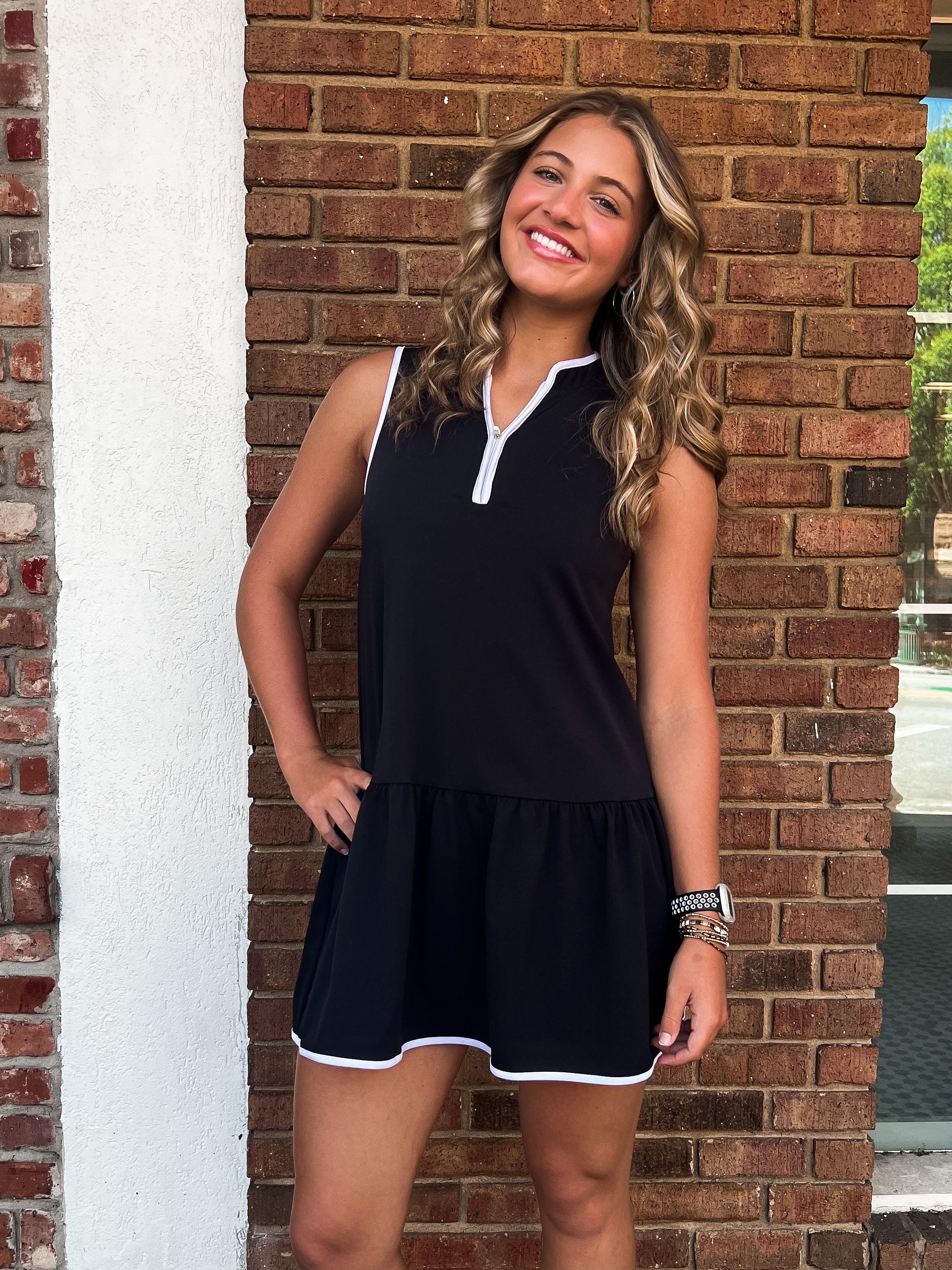 Maggie Athletic Dress Black