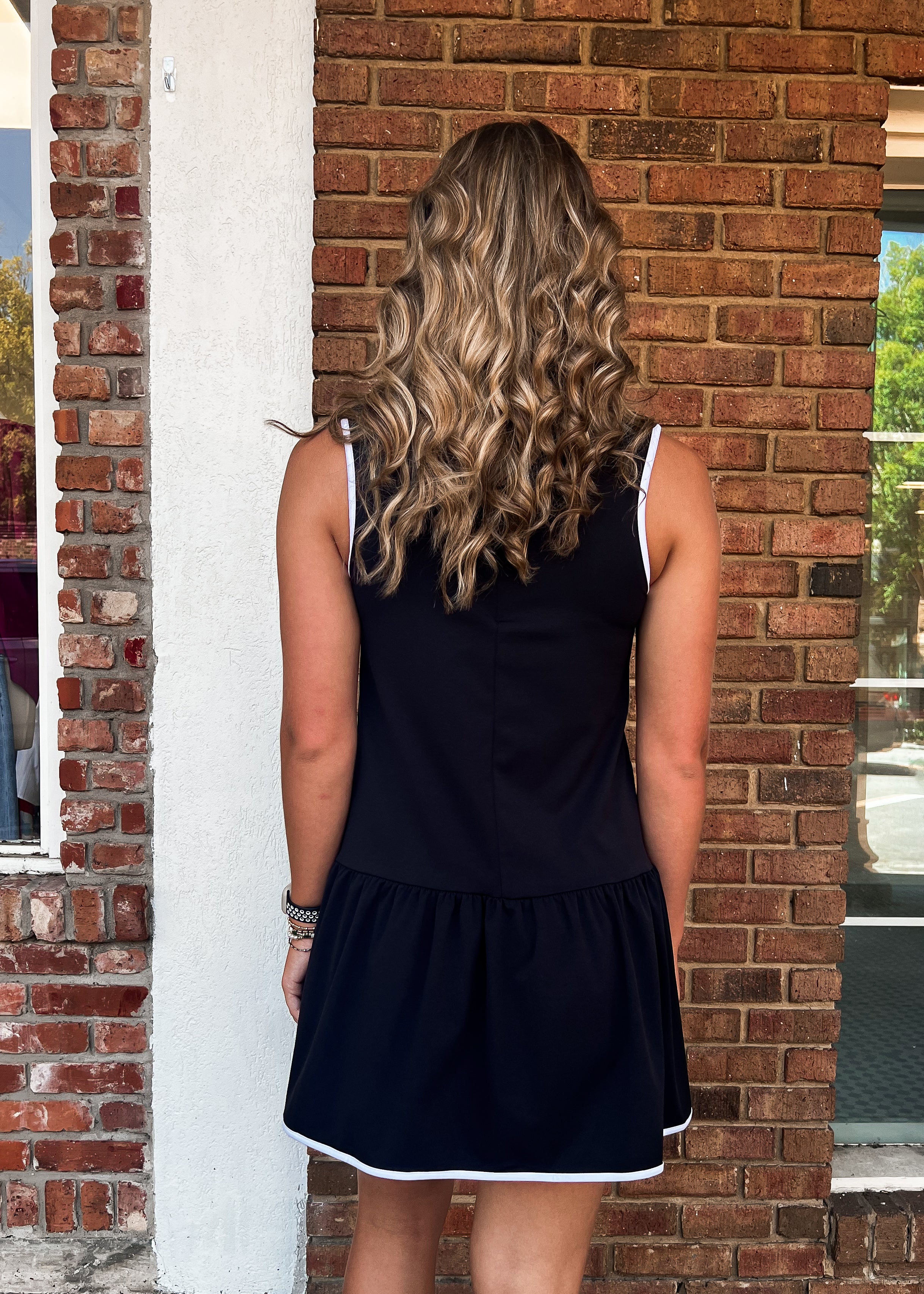 Maggie Athletic Dress Black