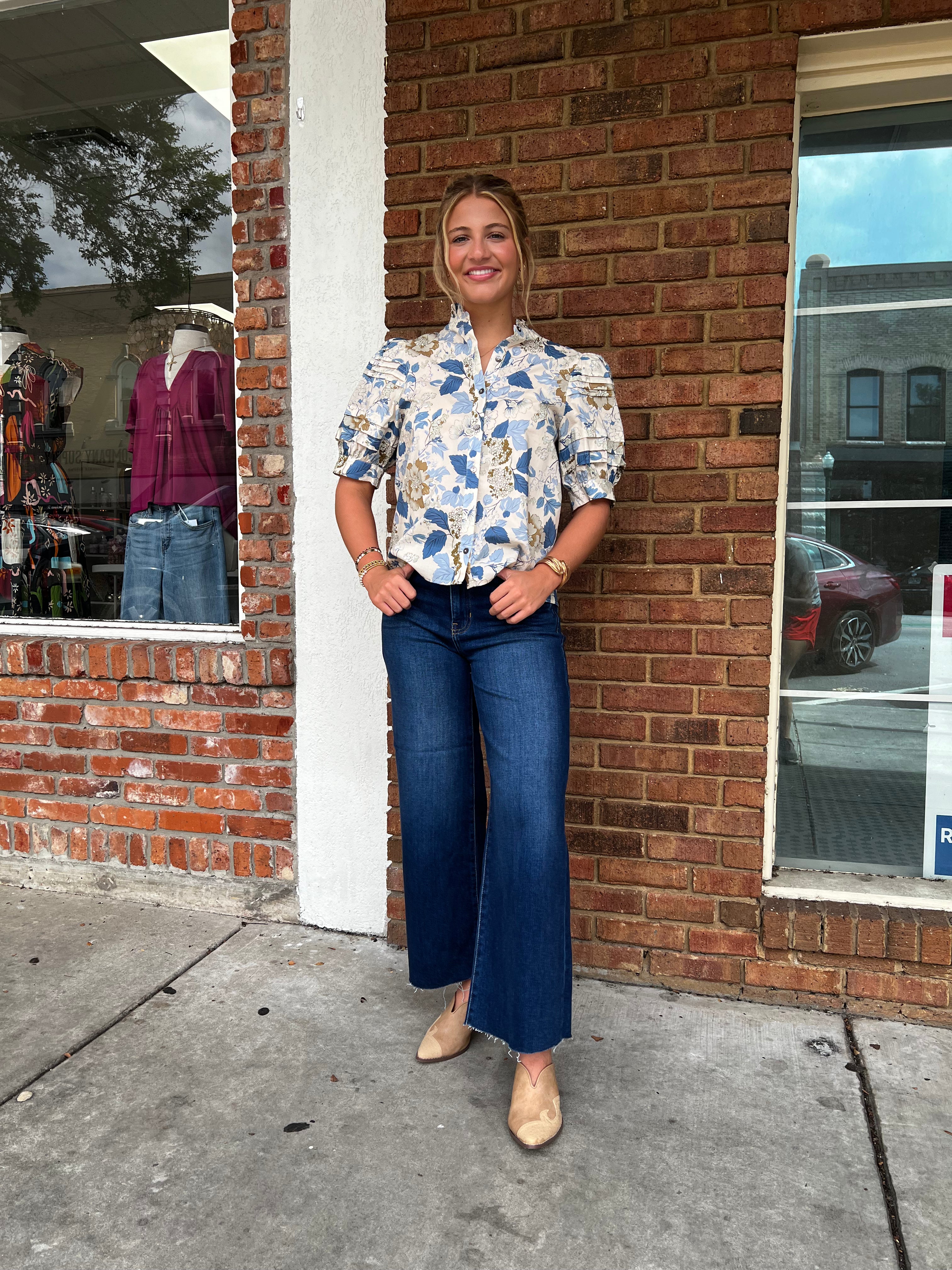 Anderson Blue Blouse