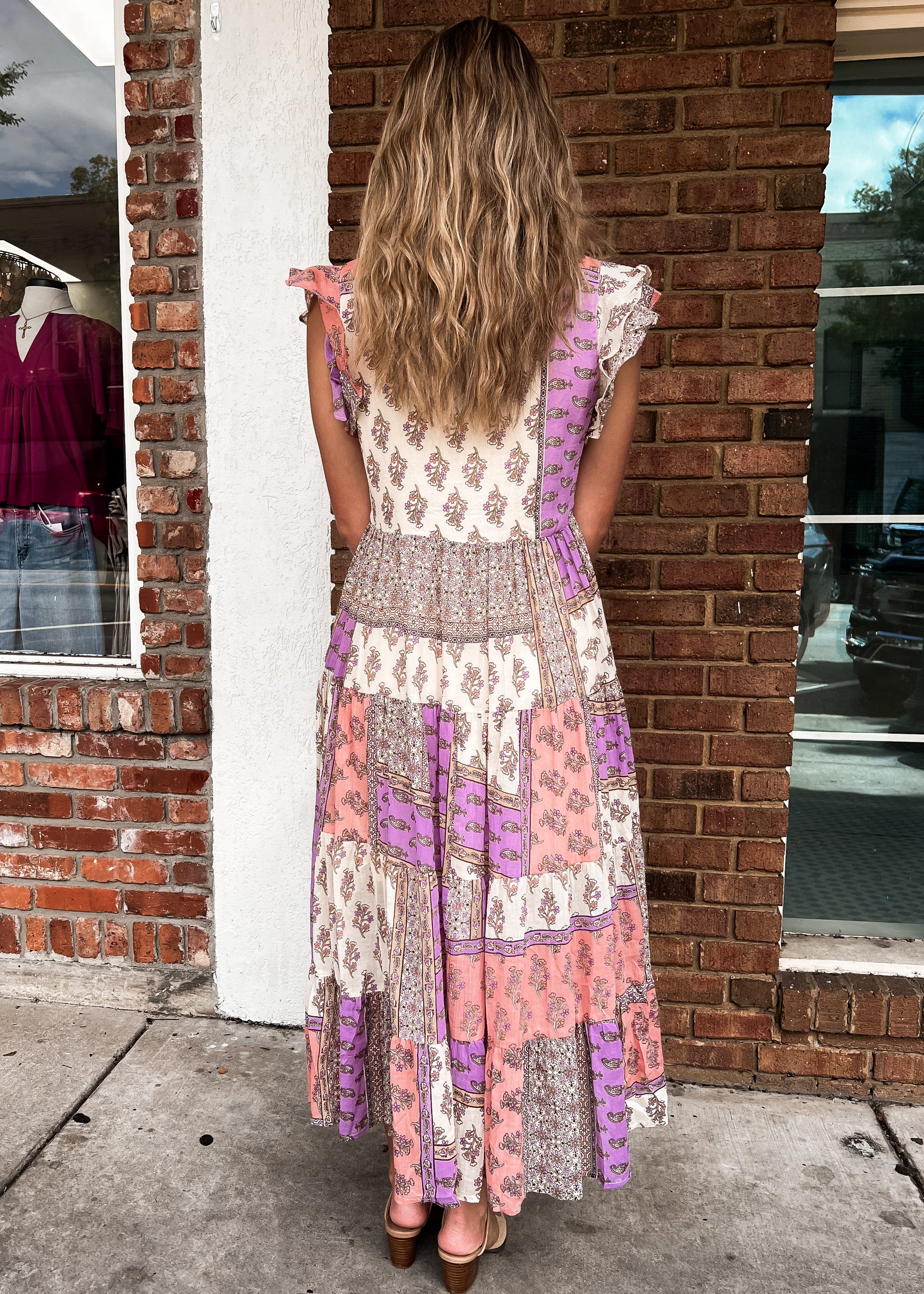 Karlie: Floral Paisley Maxi Dress