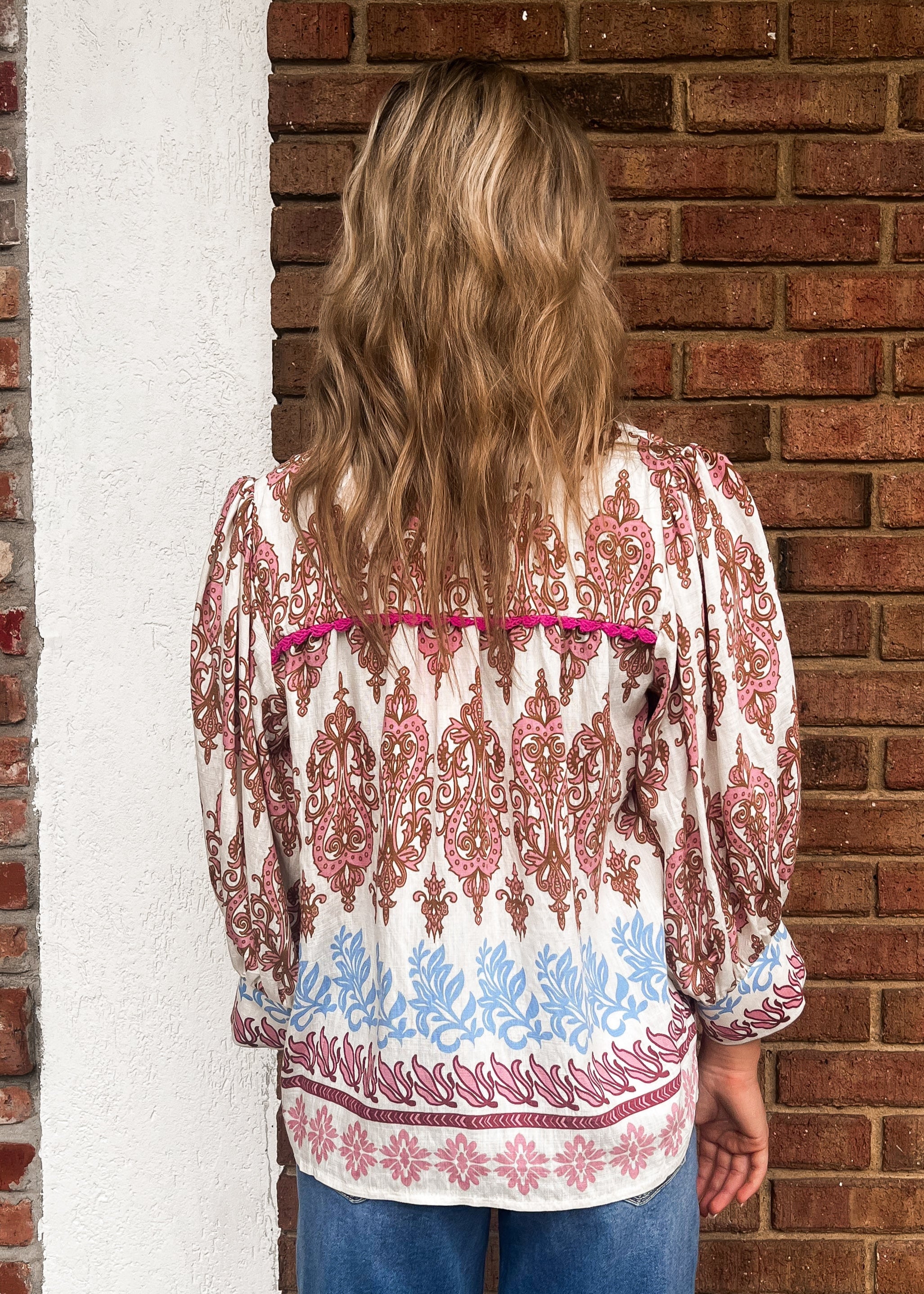 THML: Rachel Print Top