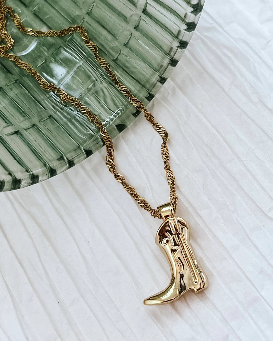 Beljoy: Cowgirl Up Boot Necklace