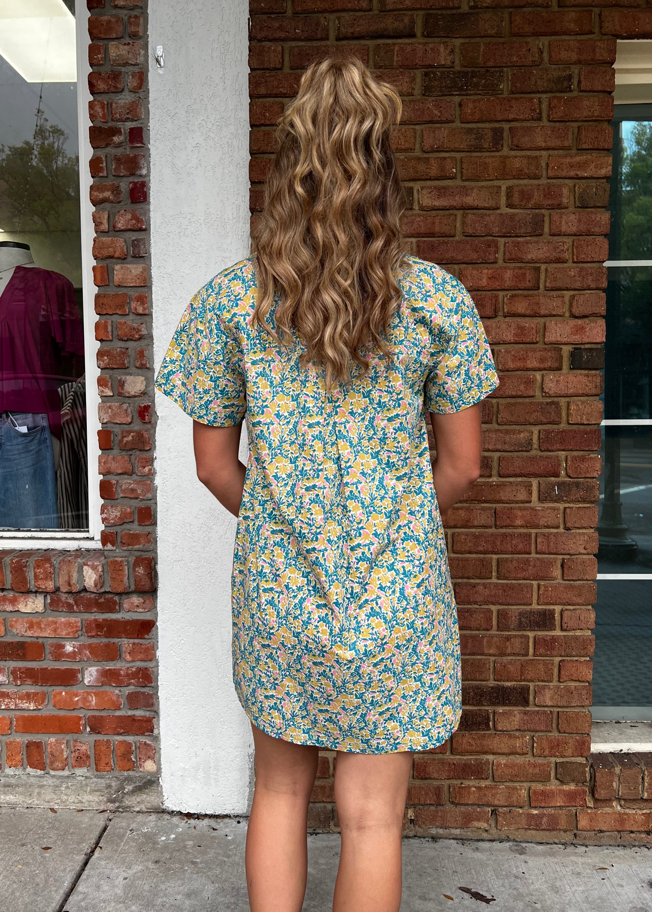 Sunshine Tienda: Paradise Floral Getaway Mini Dress