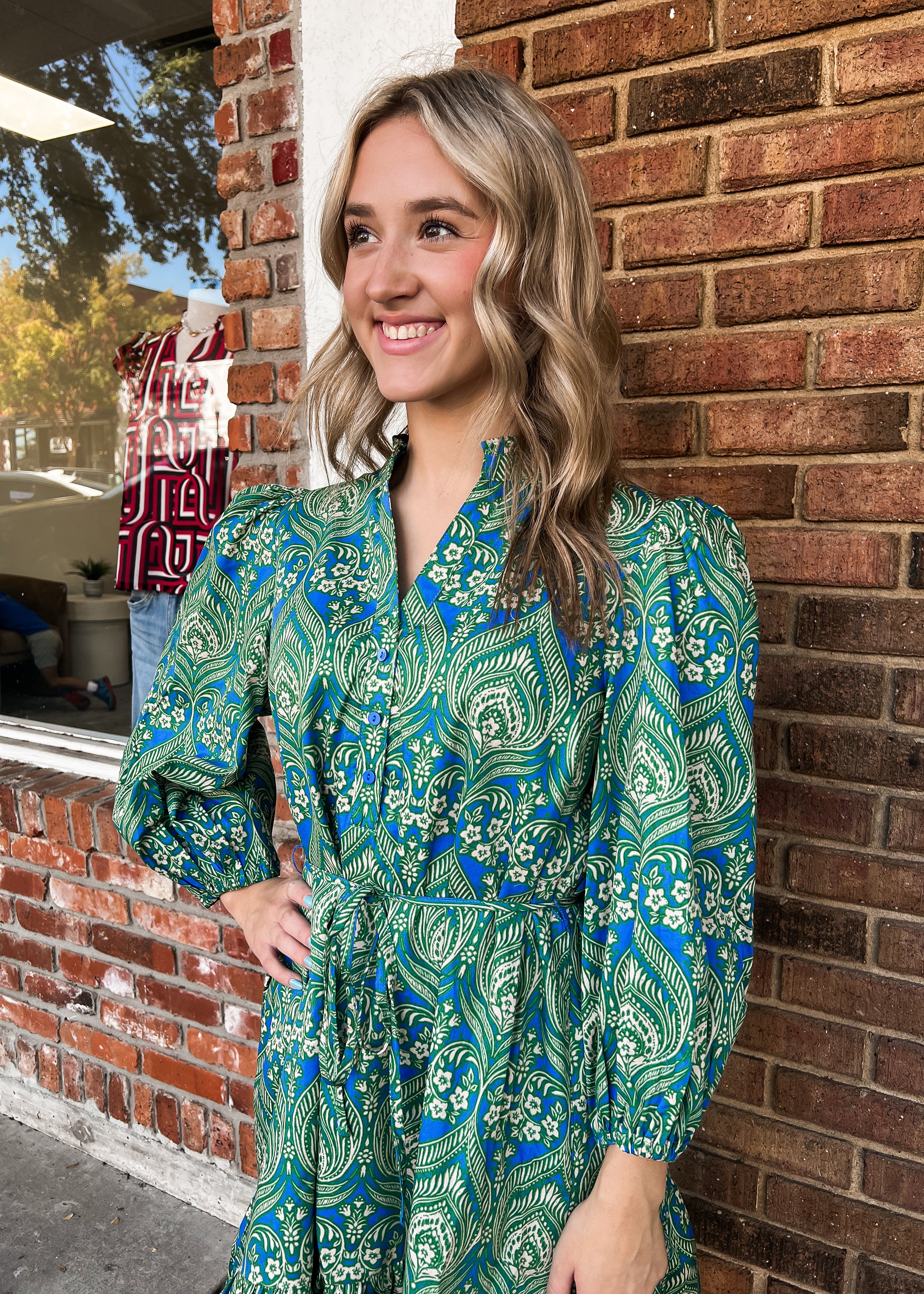 Nyra Paisley Mini Dress