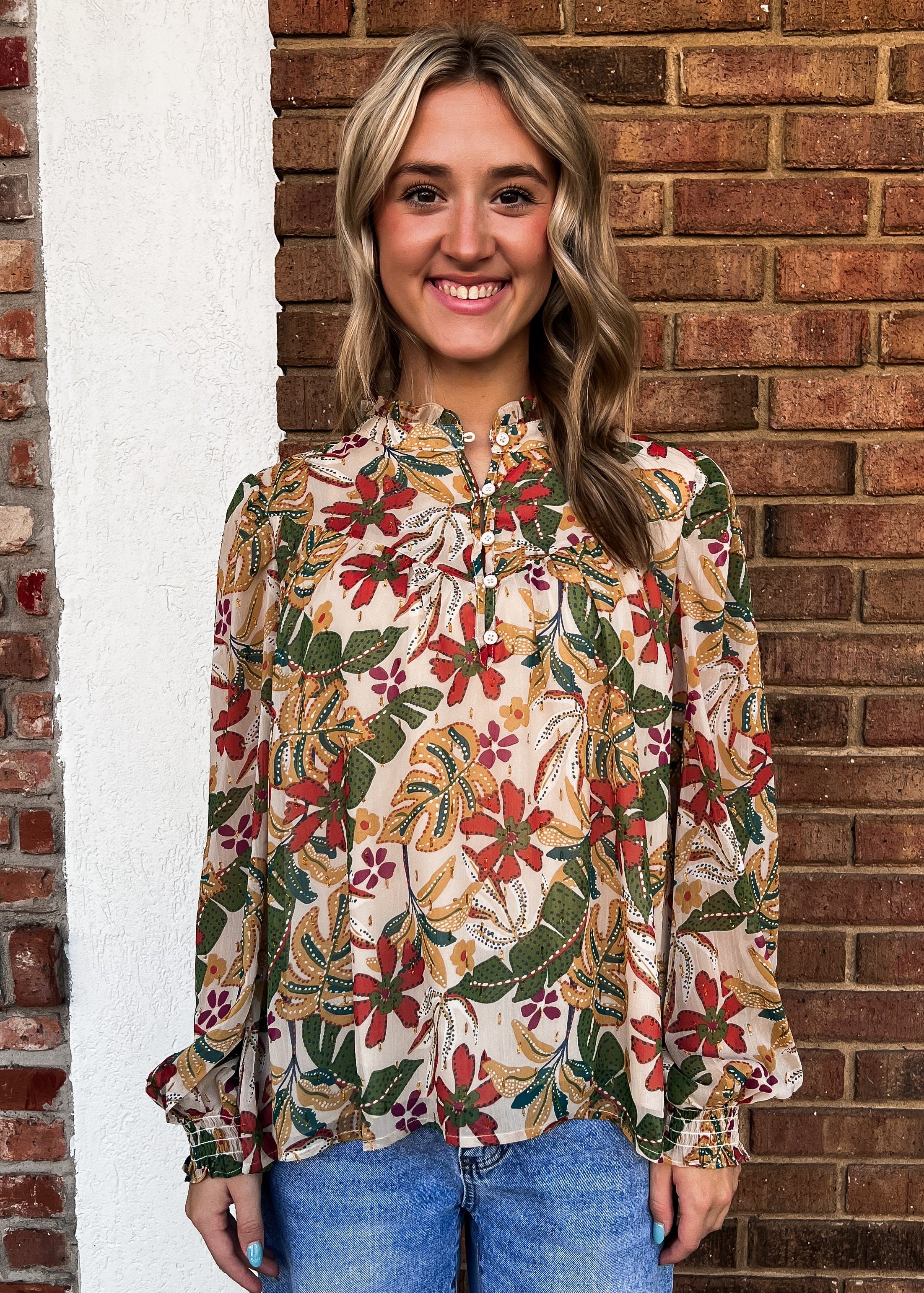 Kate Paisley Print Top