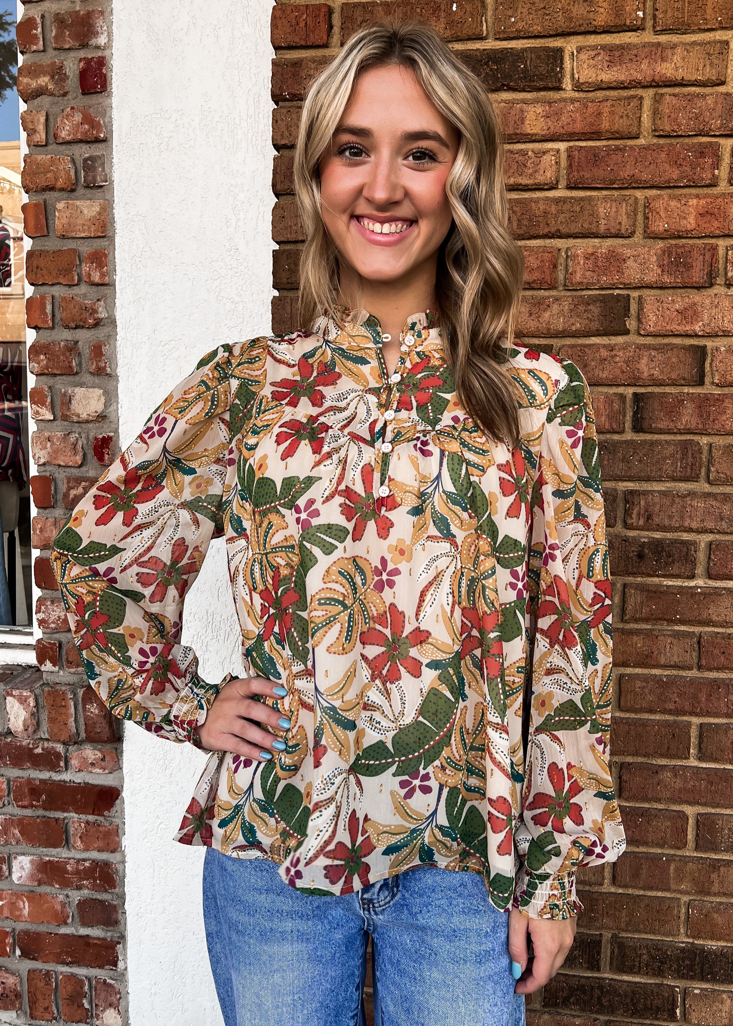 Kate Paisley Print Top