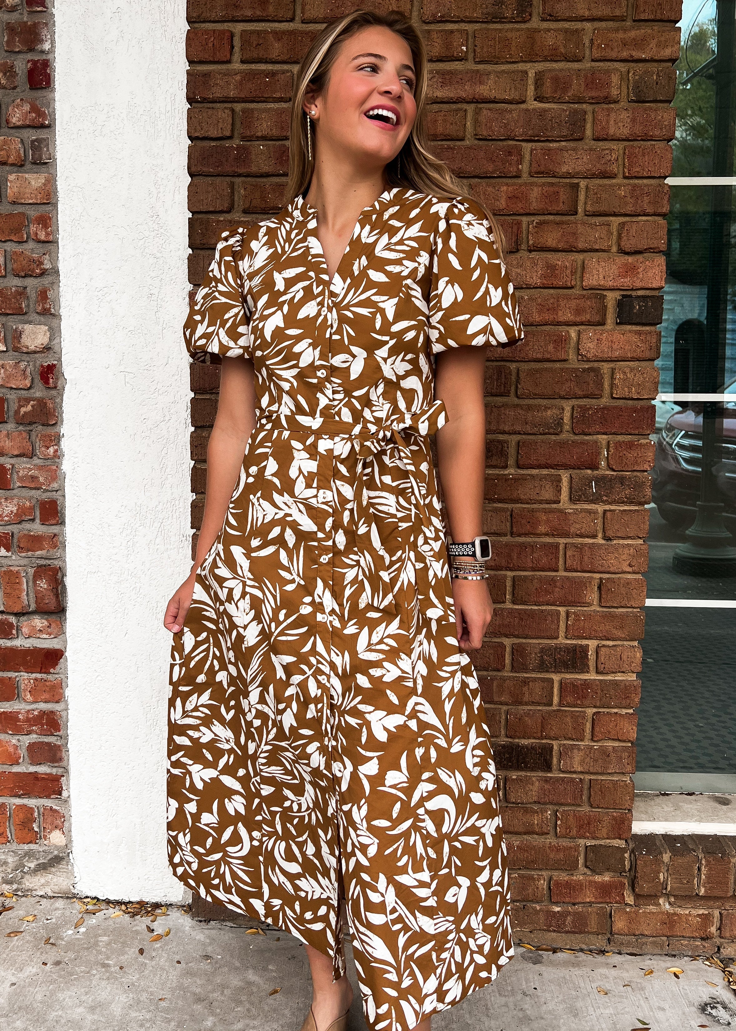 Elli Puff Sleeve Maxi Dress