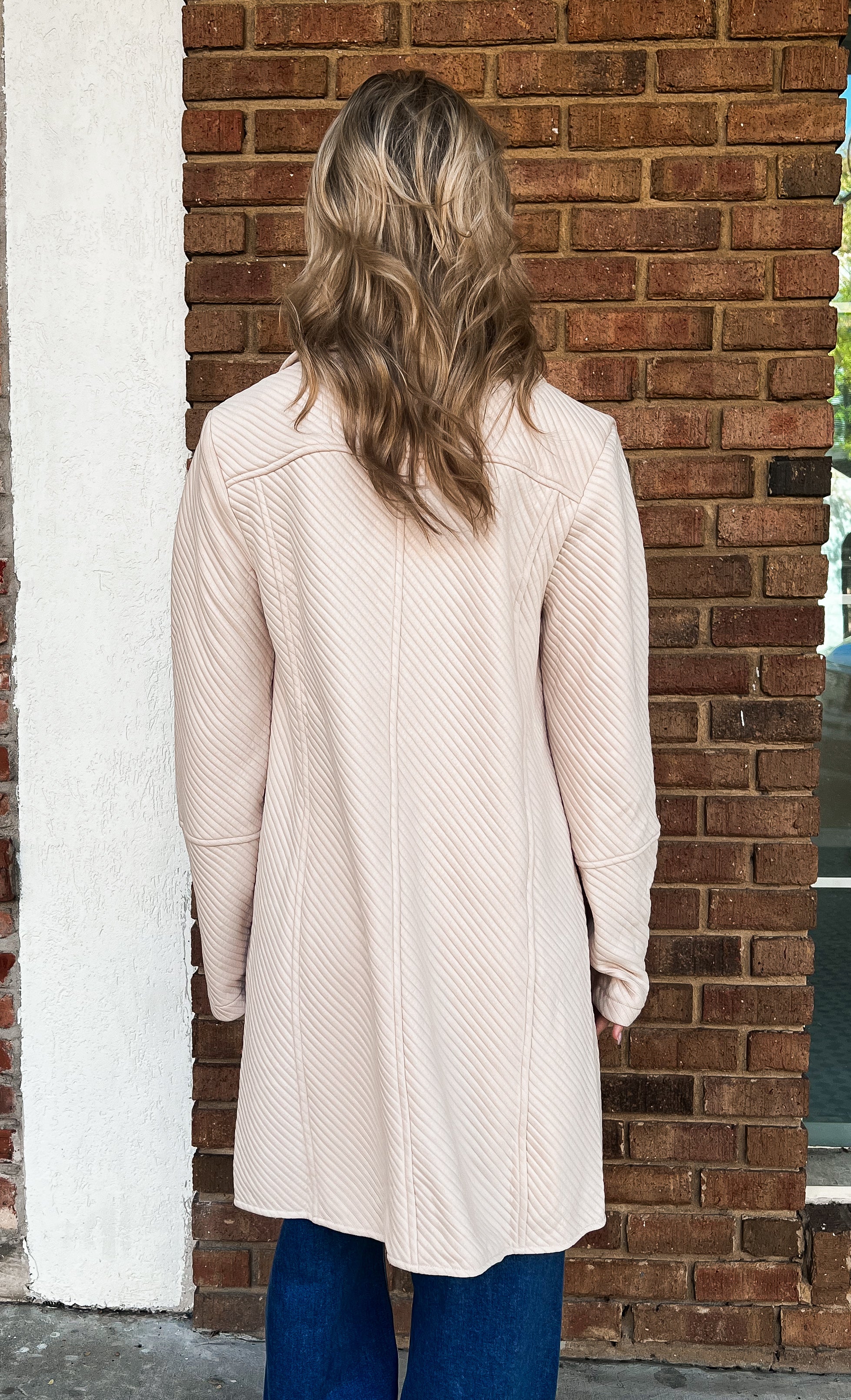 Haddie Open Front Quilted Jacket