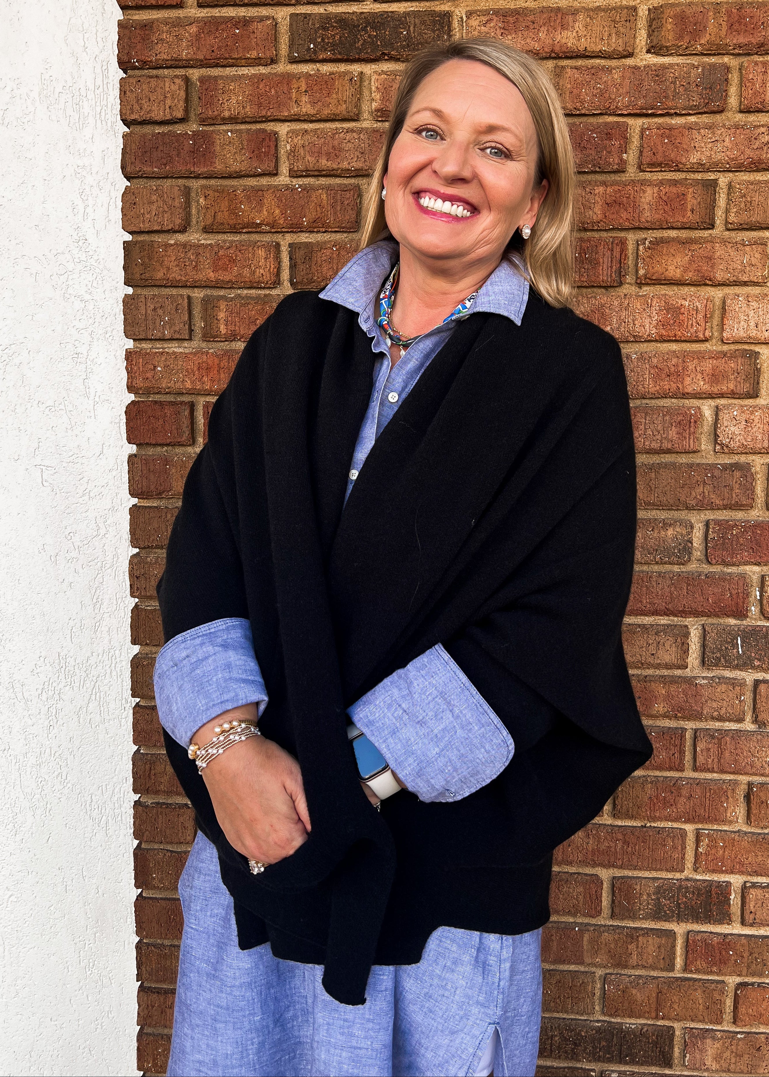 Ari Shawl Collar Open Cardigan