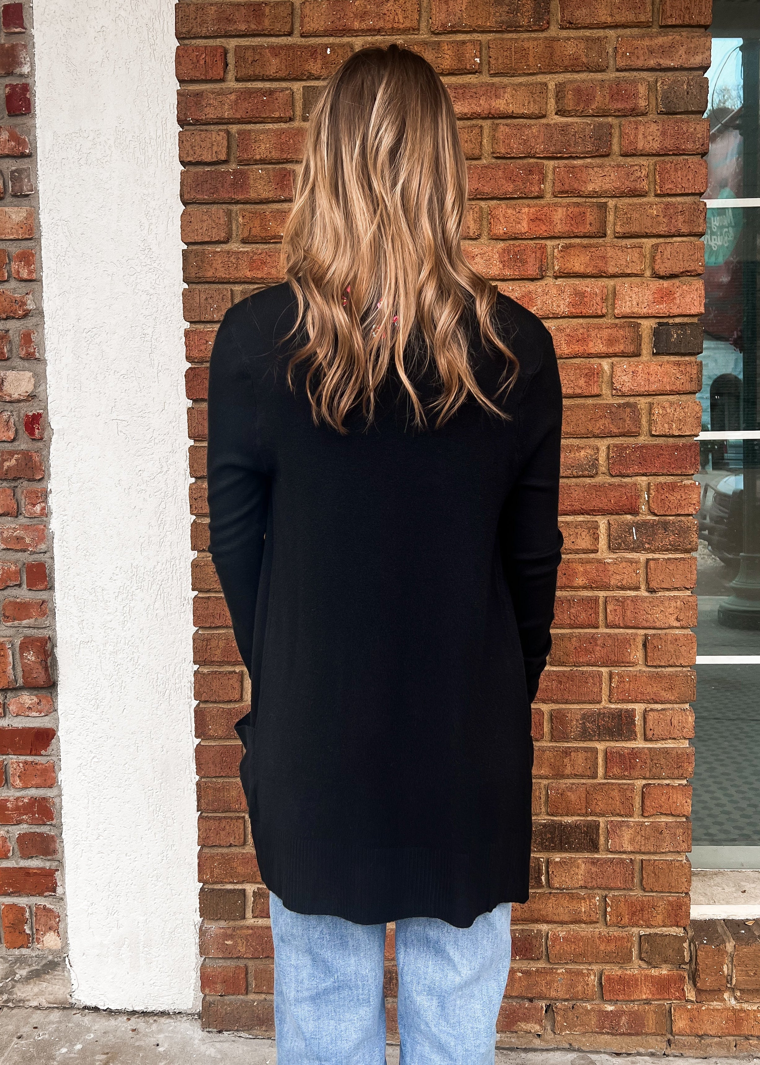 Debbie Lightweight Cardigan - Black