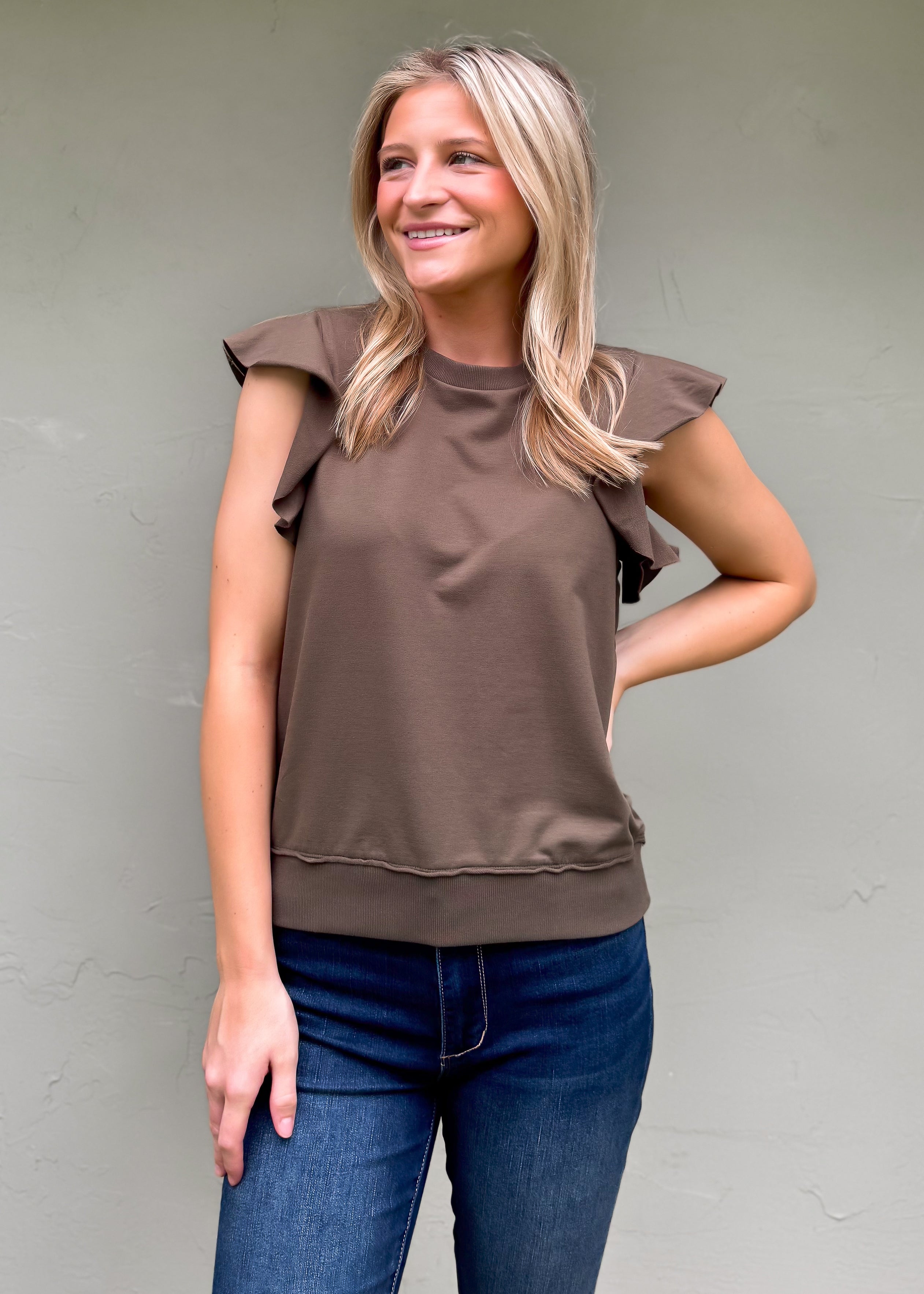 BEST SELLER: Mock Neck Tunic, Wine