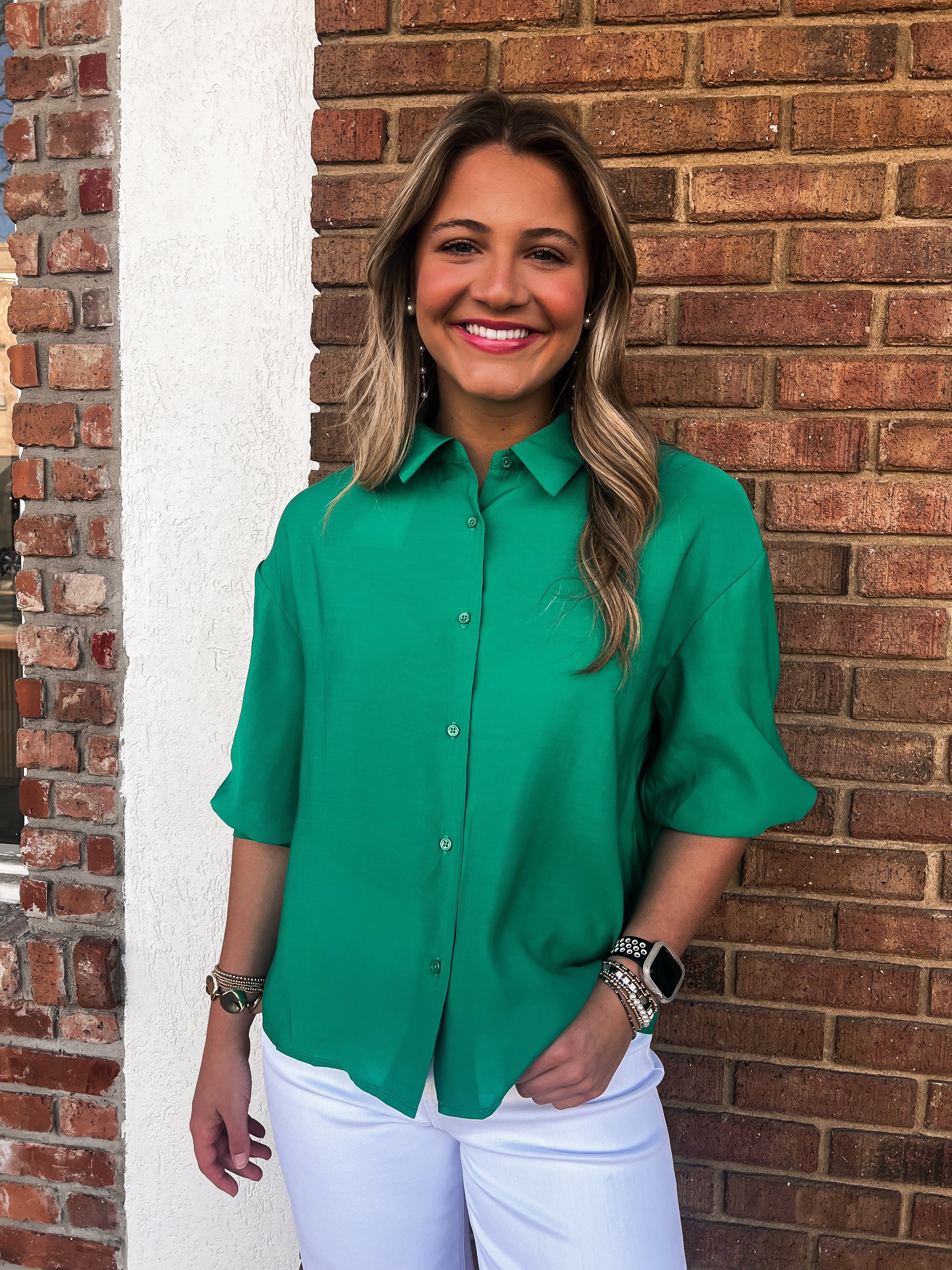 English Factory: Kelli Balloon Sleeve Top