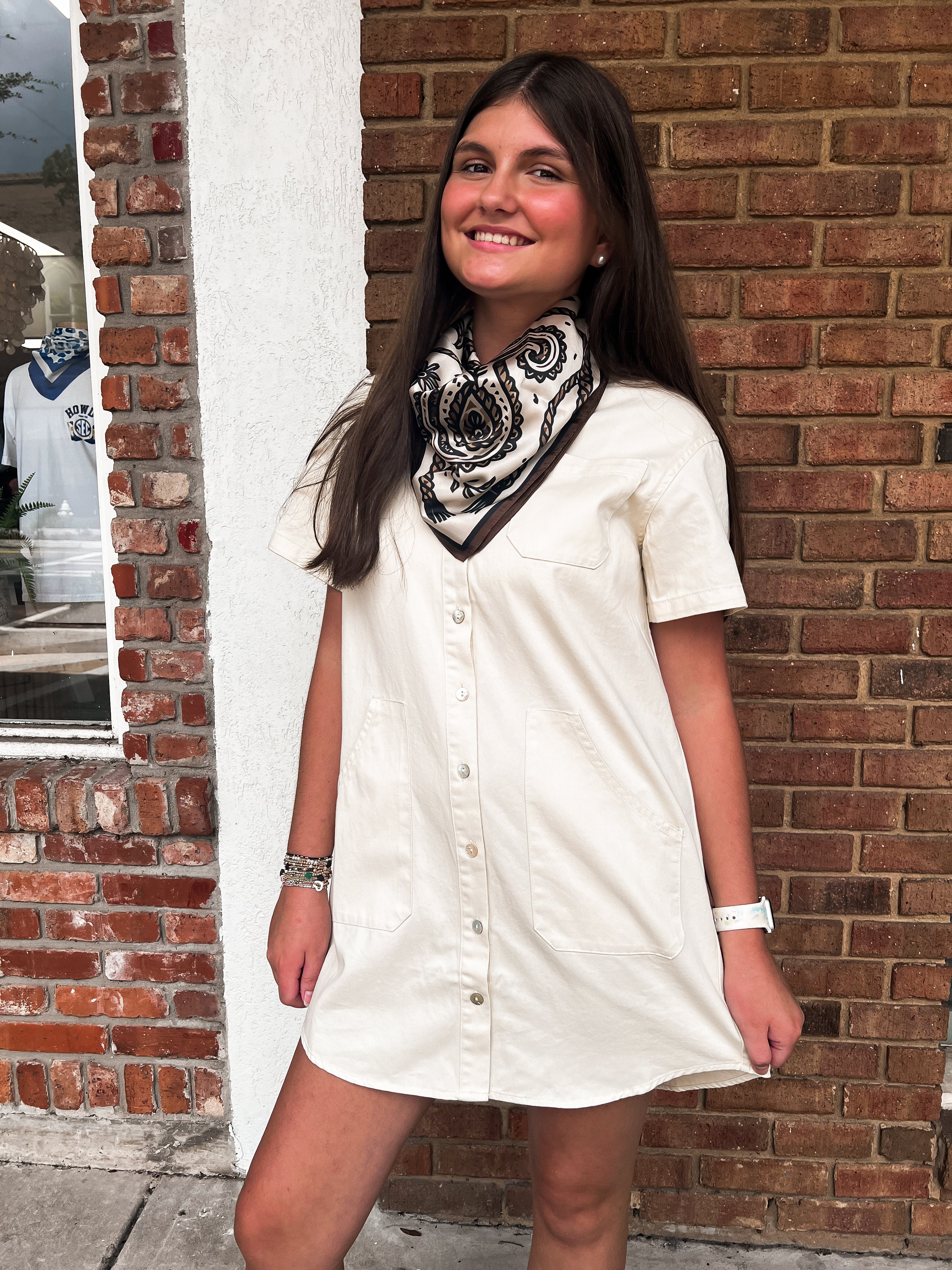 Tatum James: Dakota Dress - Cream