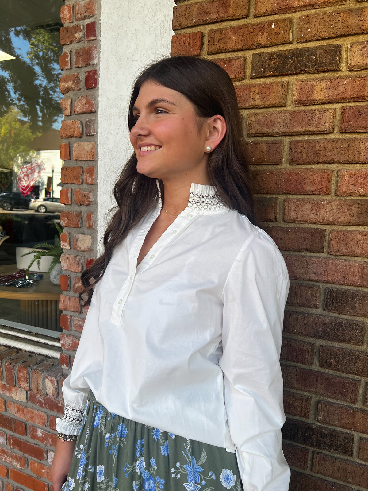 Kimberly Cream Top