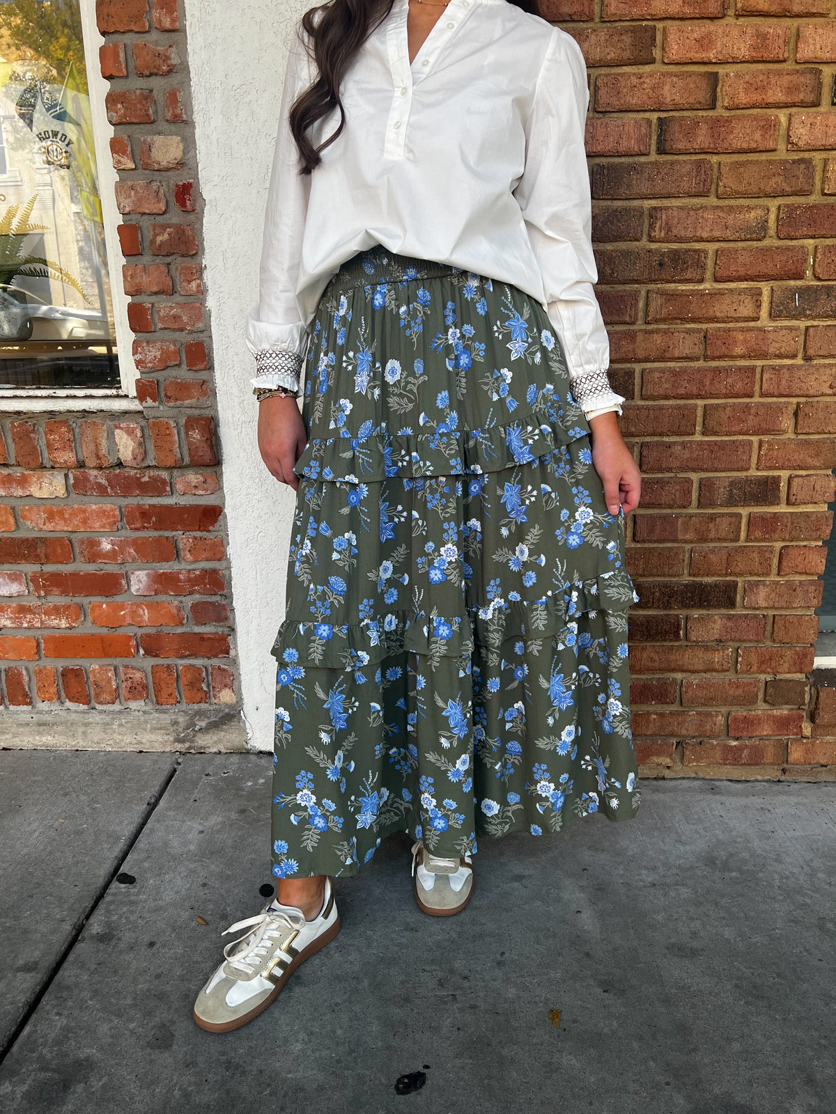 Valentina Olive Skirt