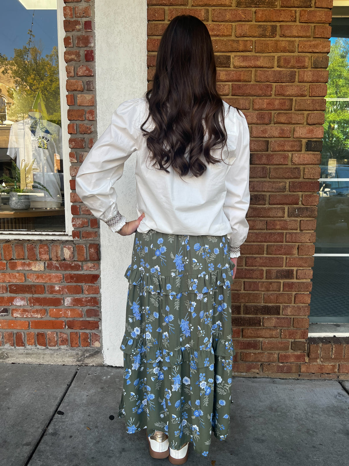 Valentina Olive Skirt