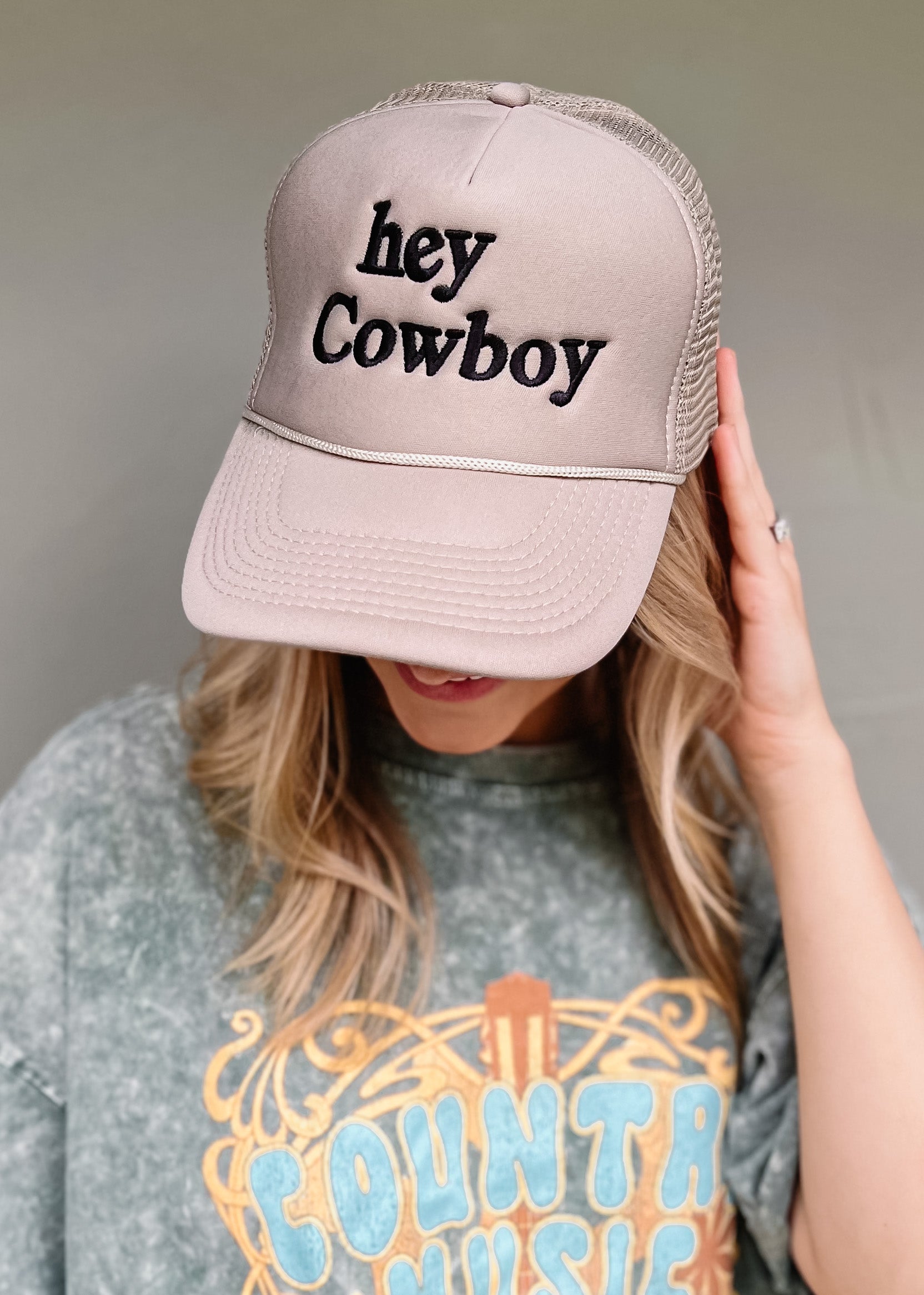 Charlie Southern: Hey Cowboy Trucker Hat