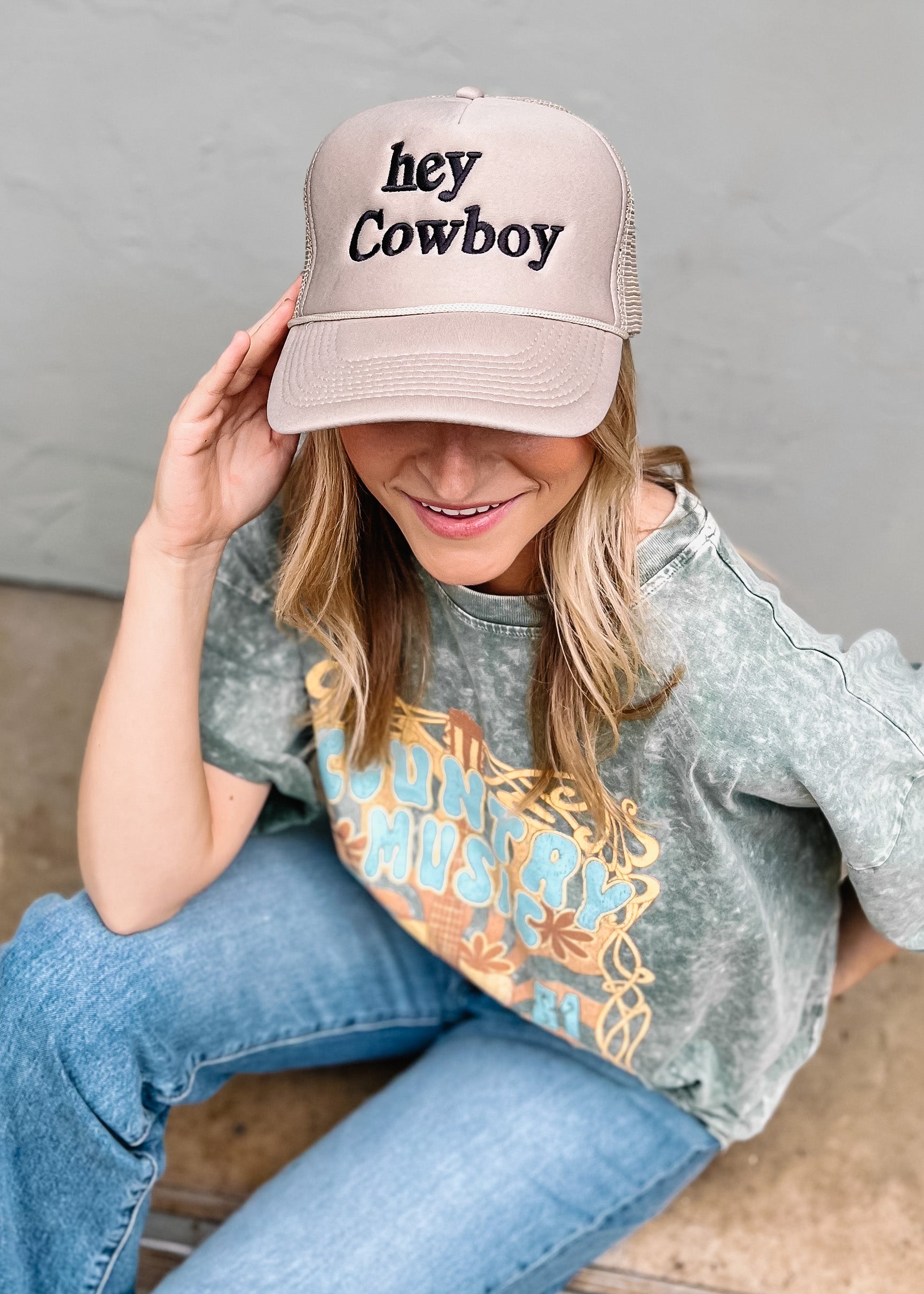 Charlie Southern: Hey Cowboy Trucker Hat