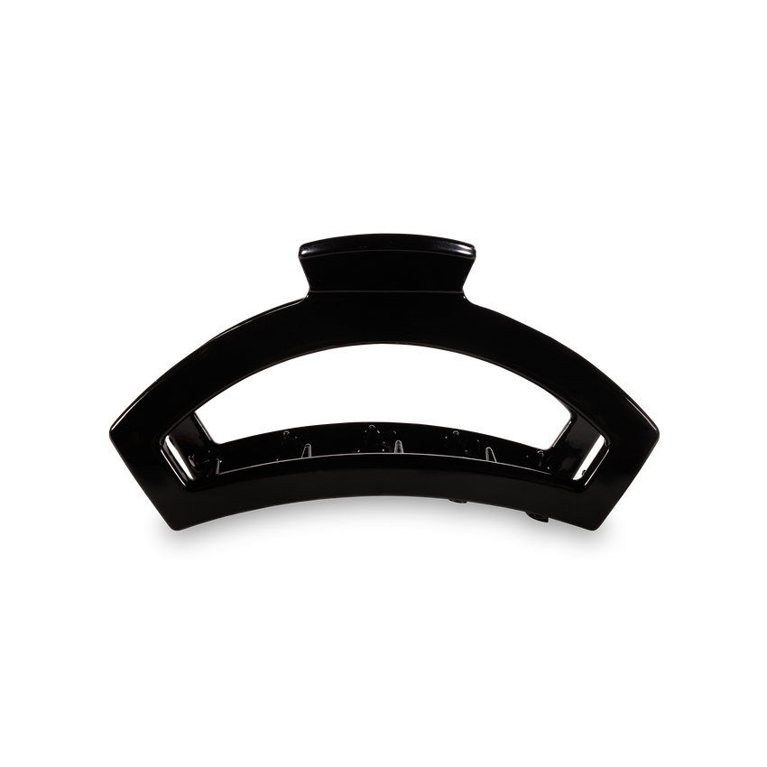 Teleties: Open Medium Hair Clip, Jet Black