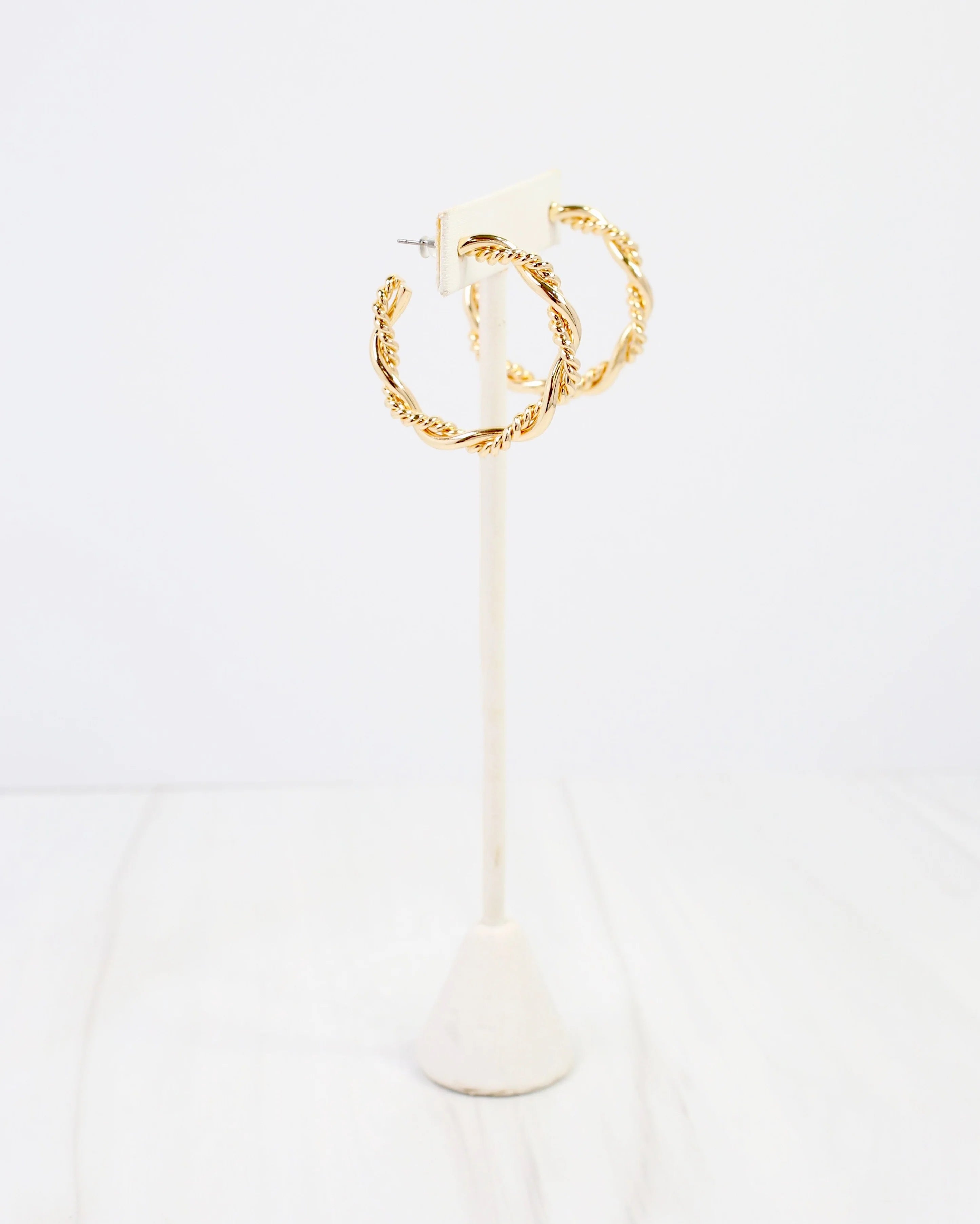 Caroline Hill: Shawnee Twisted Hoop Earrings