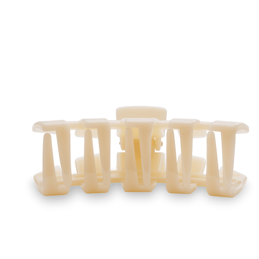 Teleties: Classic Medium Hair Clip, Almond Beige
